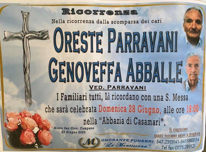 Oreste Parravani e Genoveffa Abballe