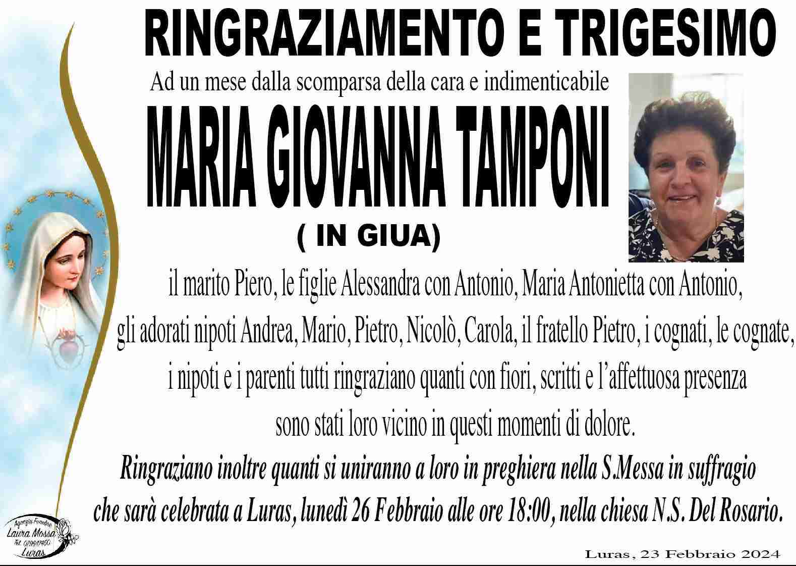 Maria Giovanna Tamponi