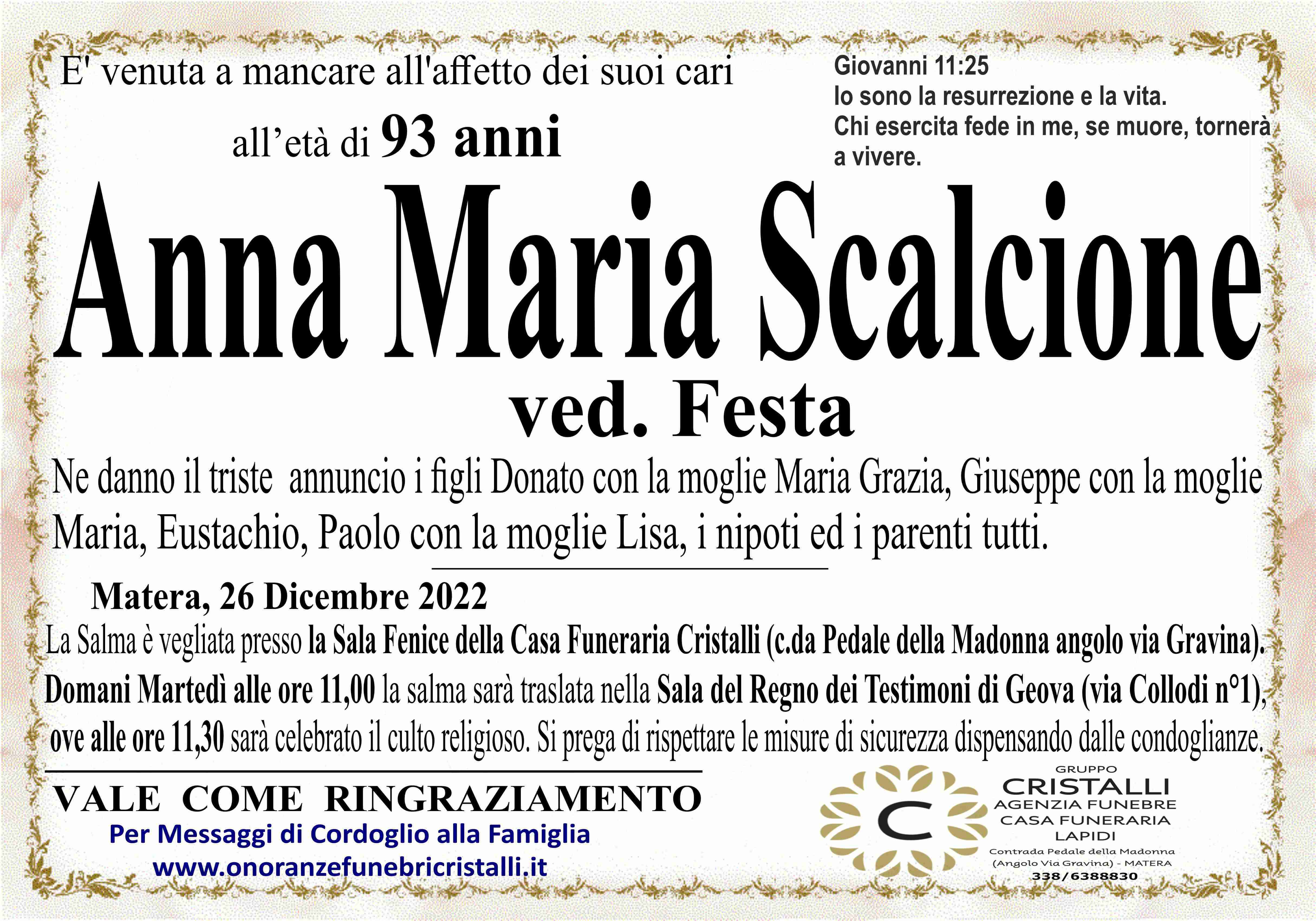 Anna Maria Scalcione