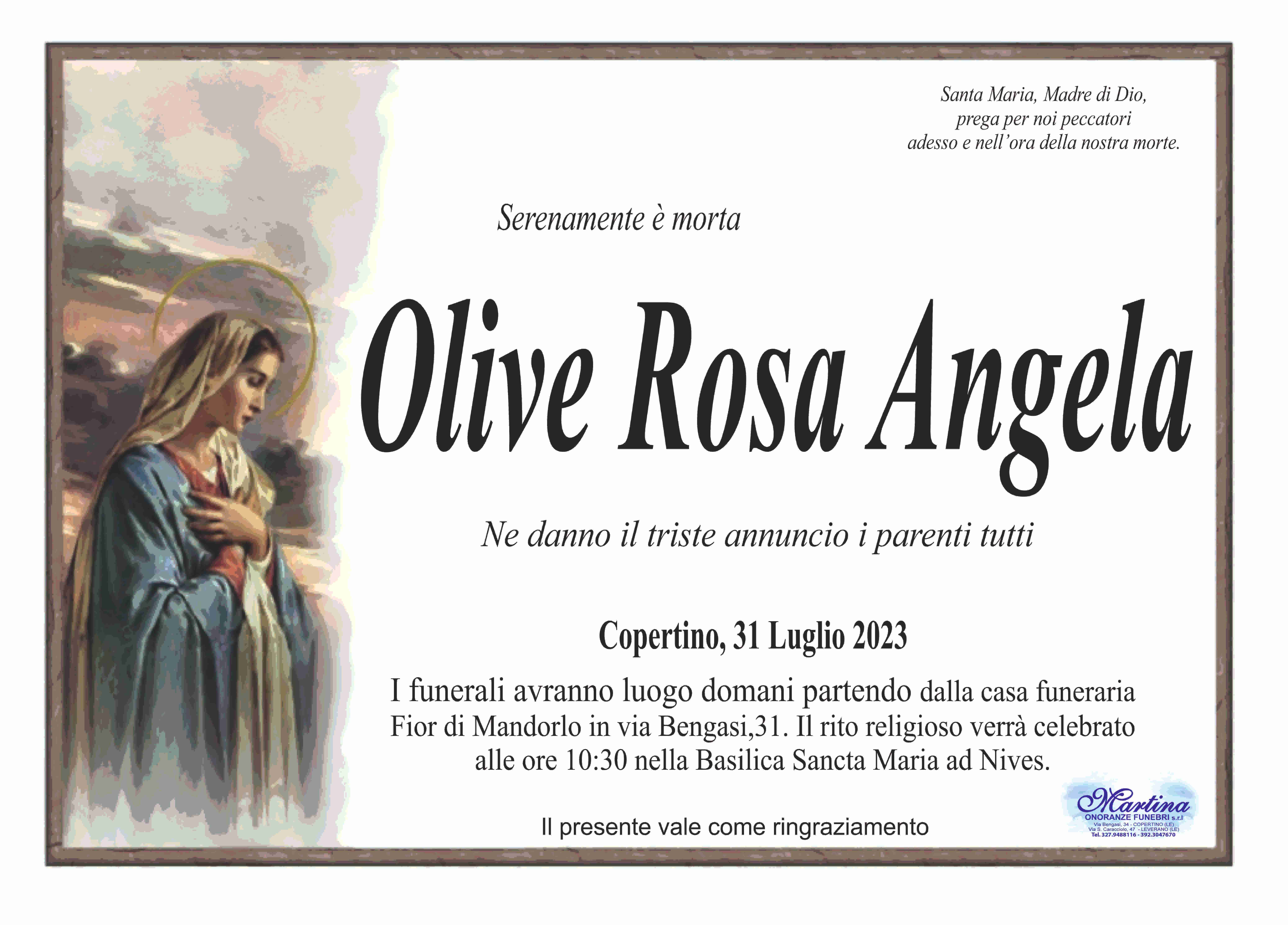 Rosa Angela Olive