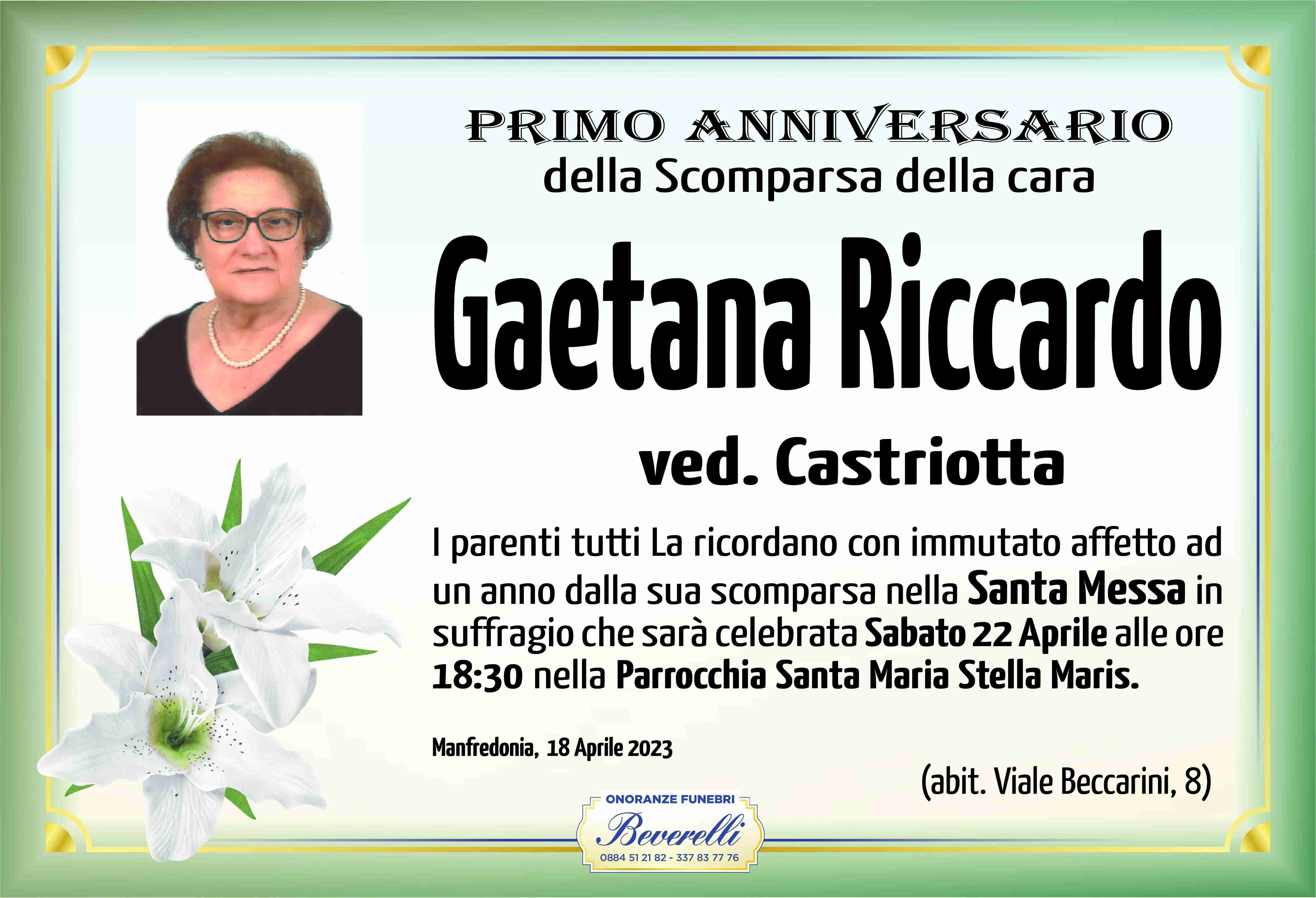 Gaetana Riccardo