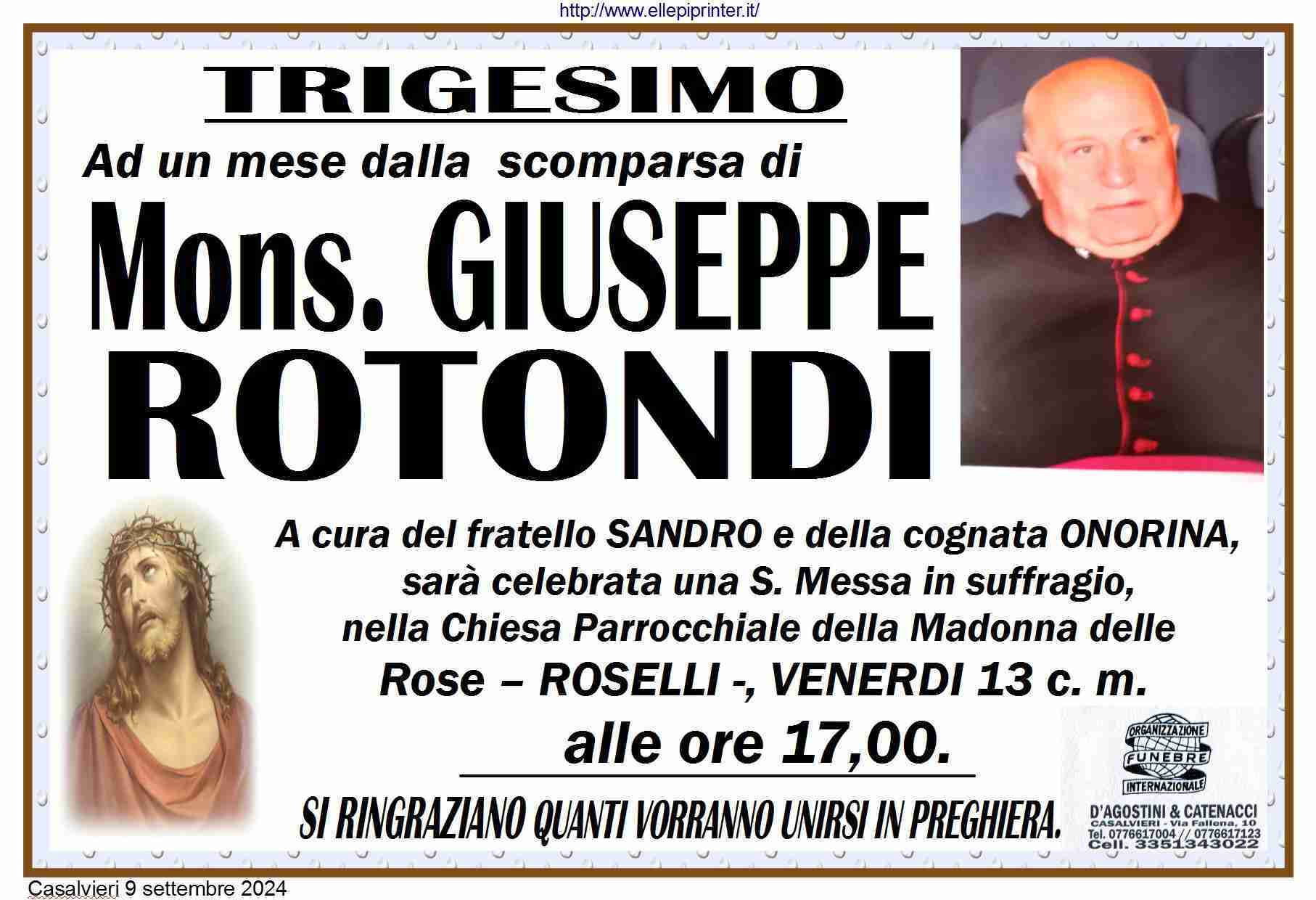 Mons. Giuseppe Rotondi