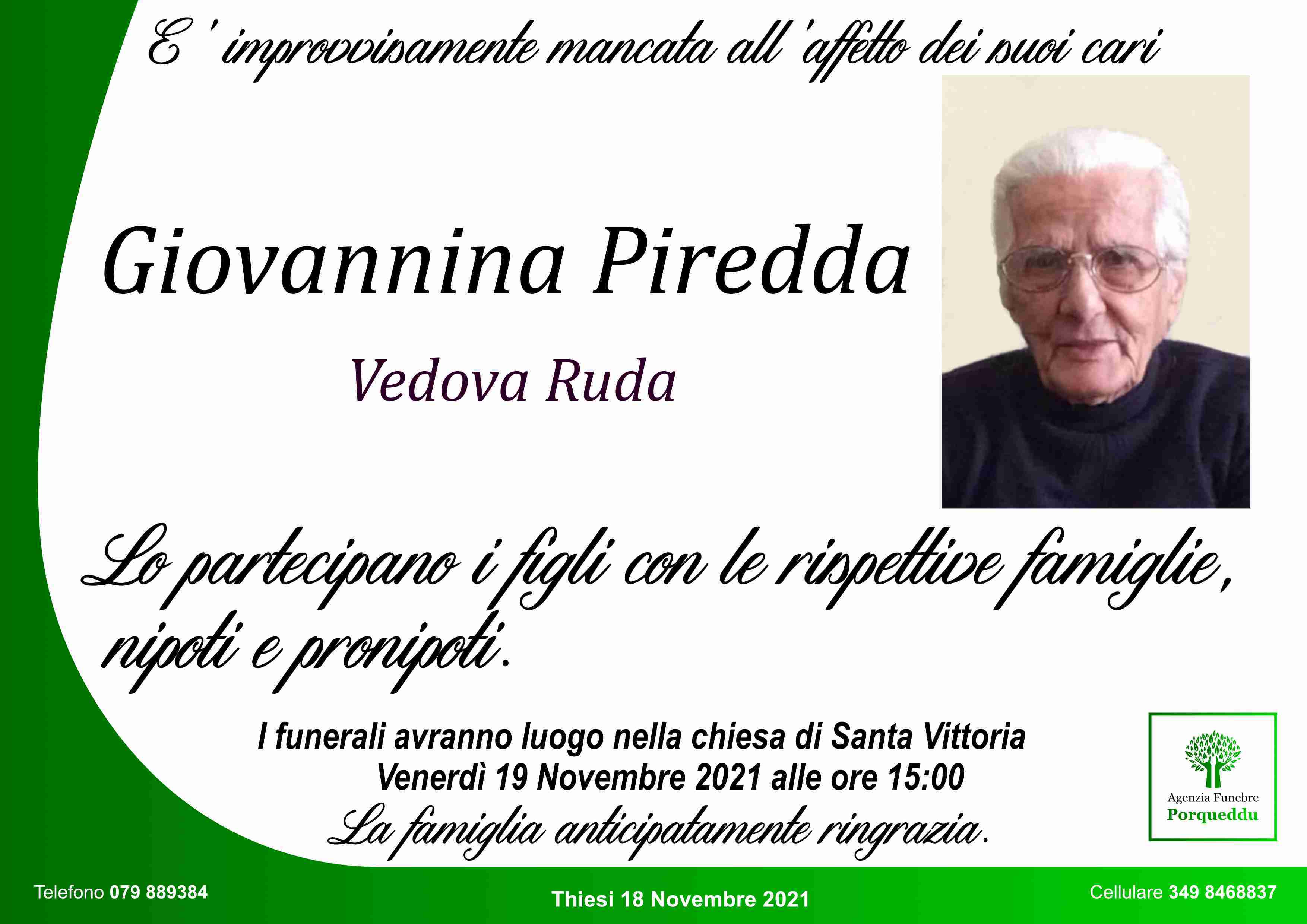 Giovannina Piredda