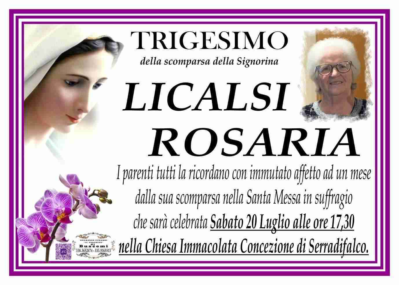 Rosaria Licalsi