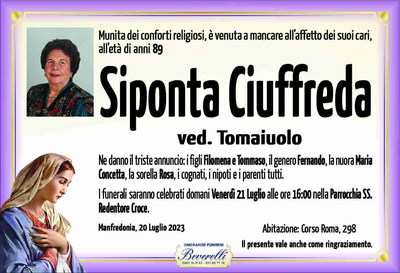 Siponta Ciuffreda