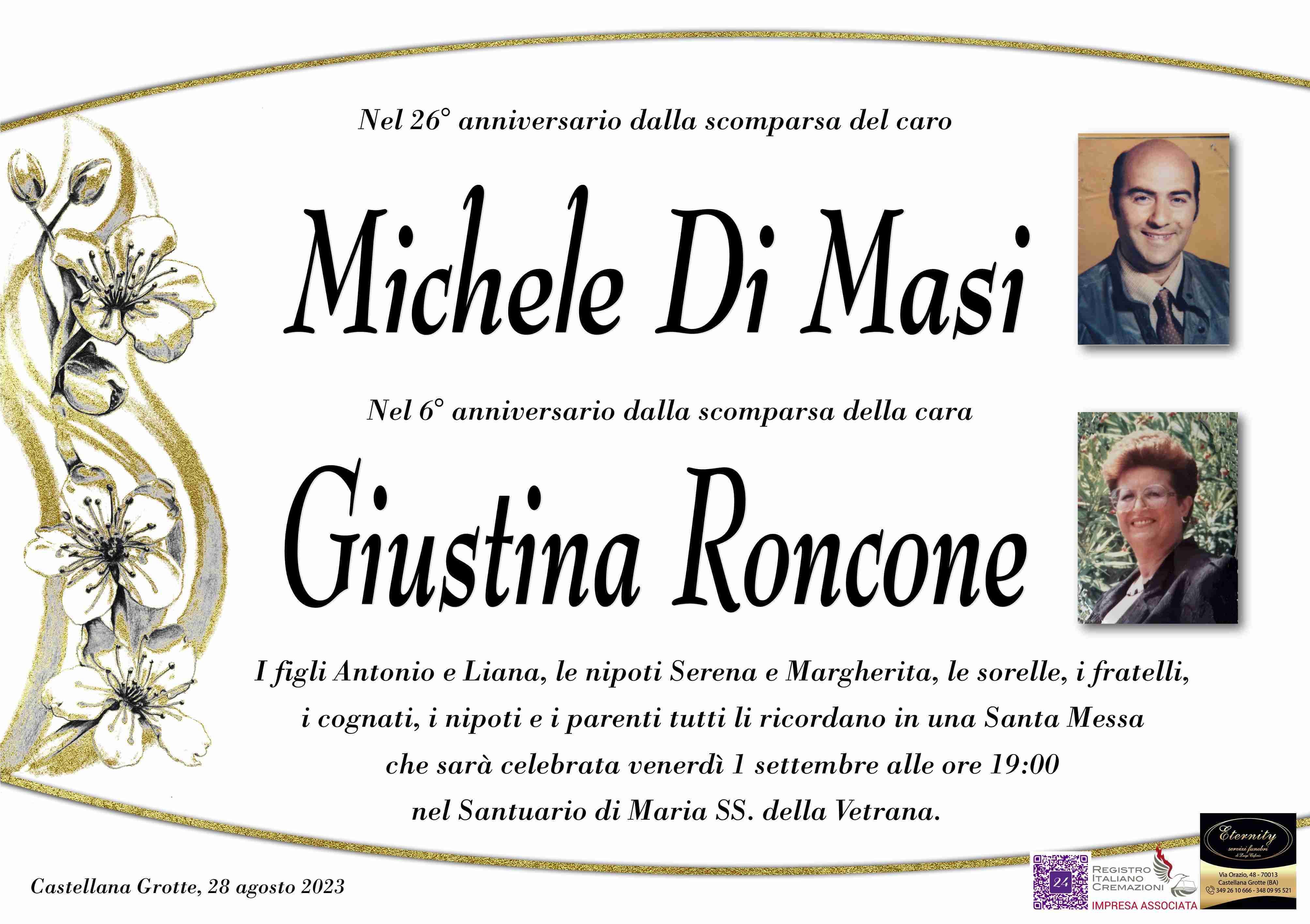 Michele Di Masi Giustina Roncone