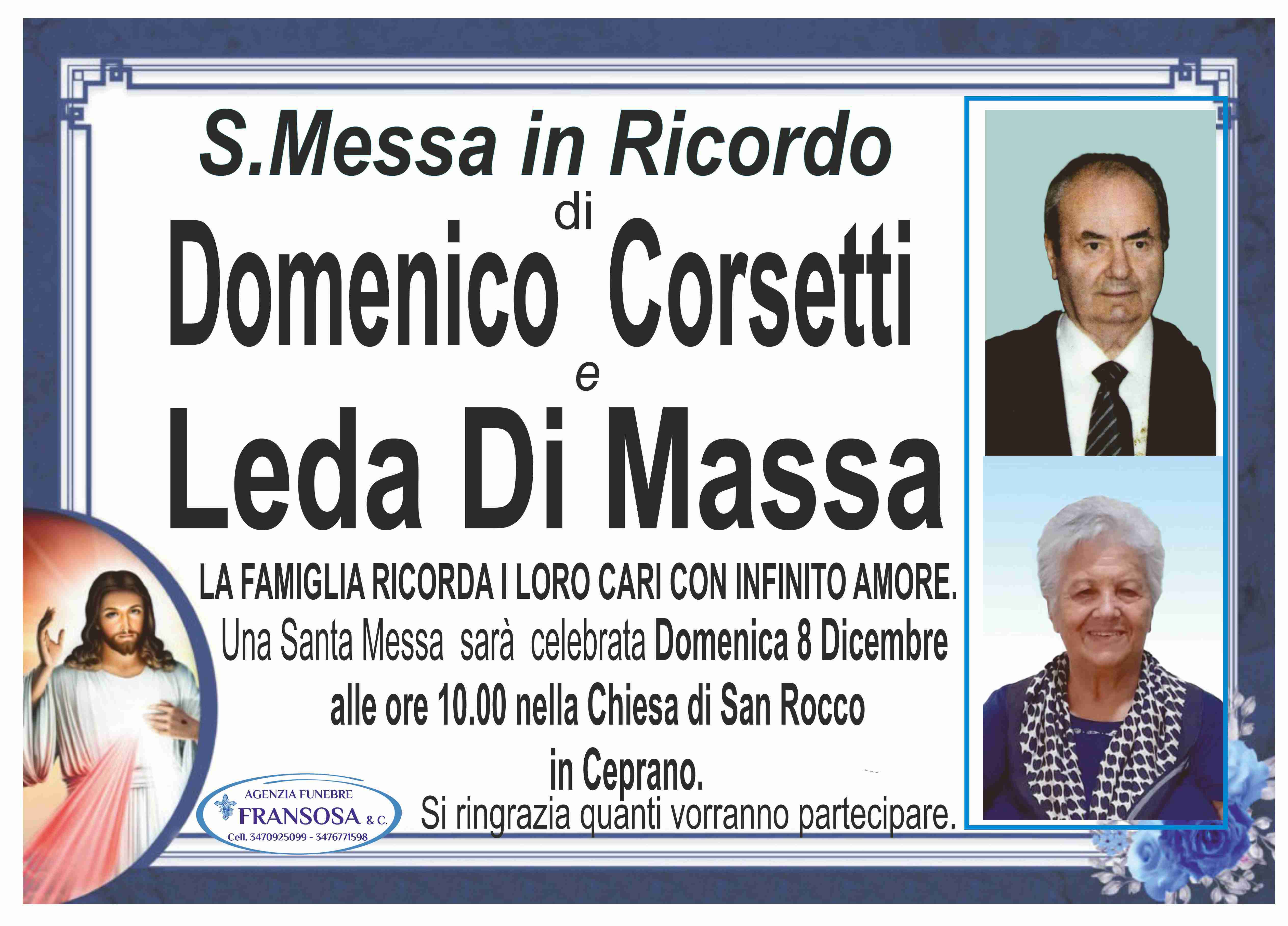 Domenico Corsetti e Leda Di Massa