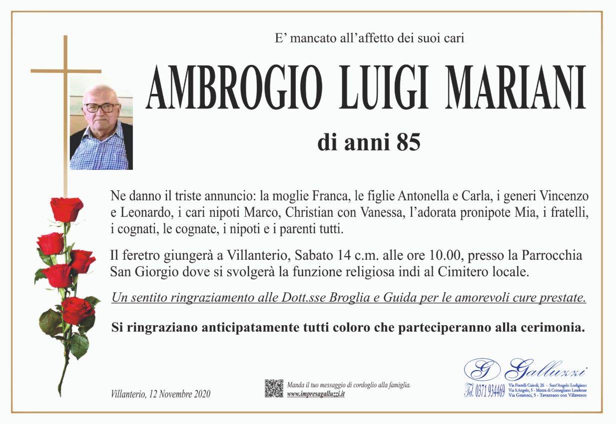 Ambrogio Luigi Mariani