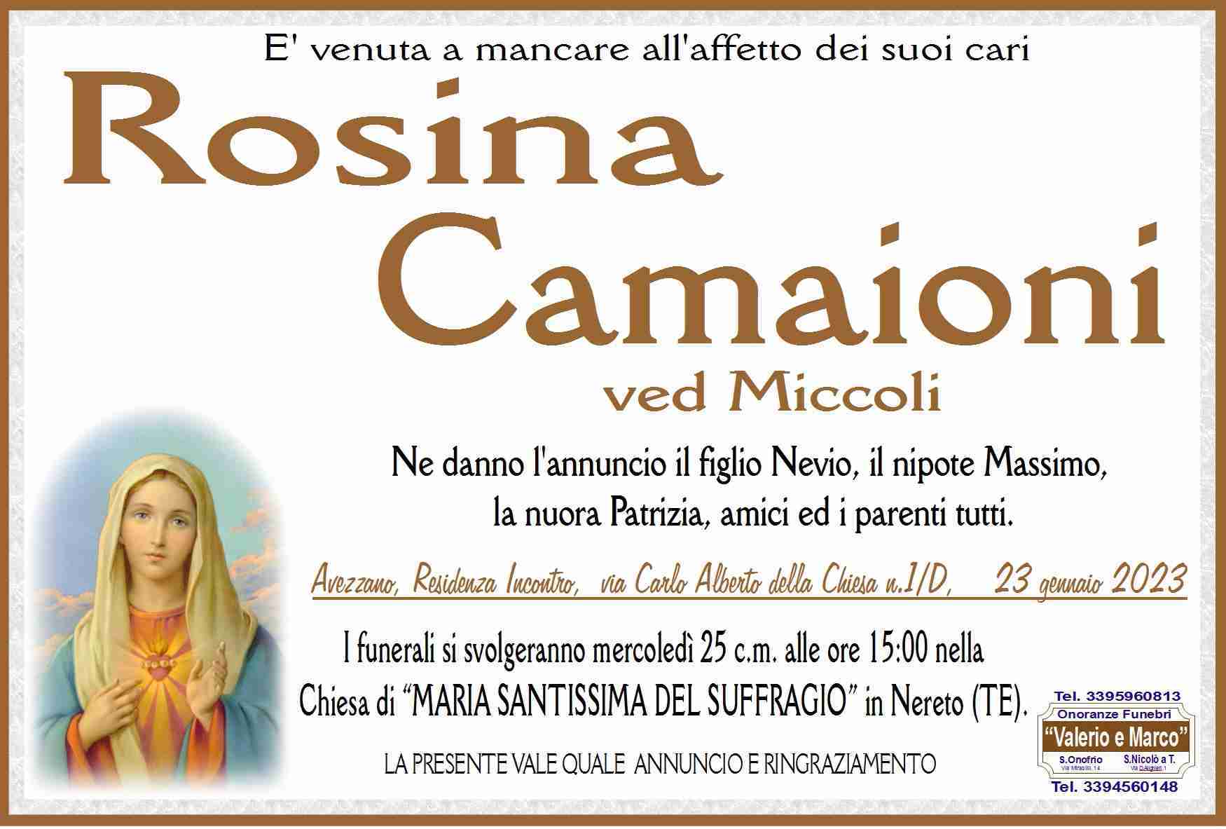 Rosina Camaioni