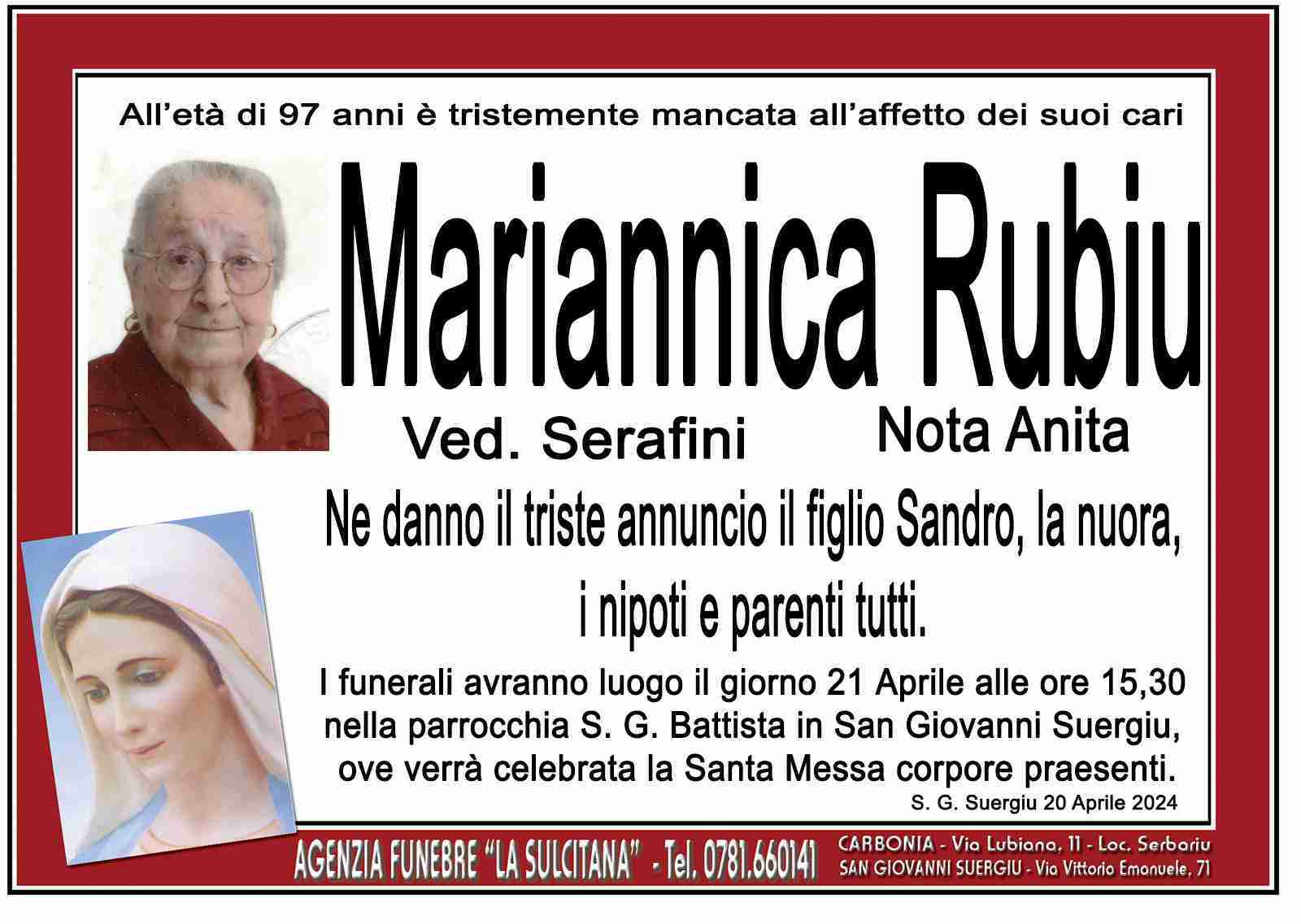 Mariannica Rubiu