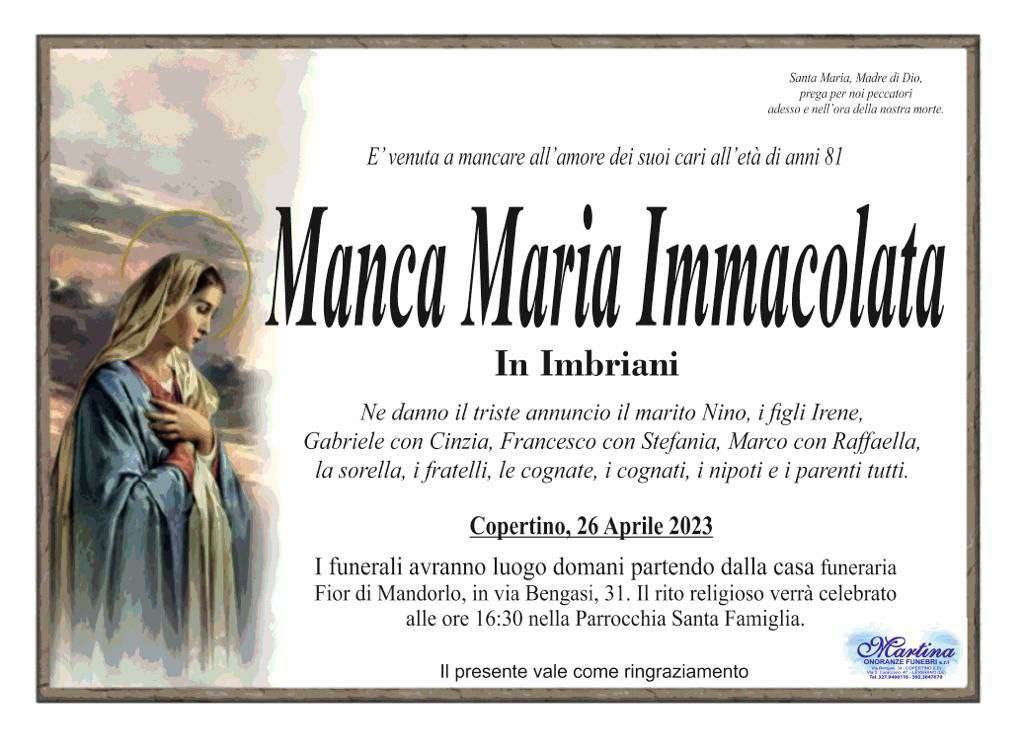 Maria Immacolata Manca