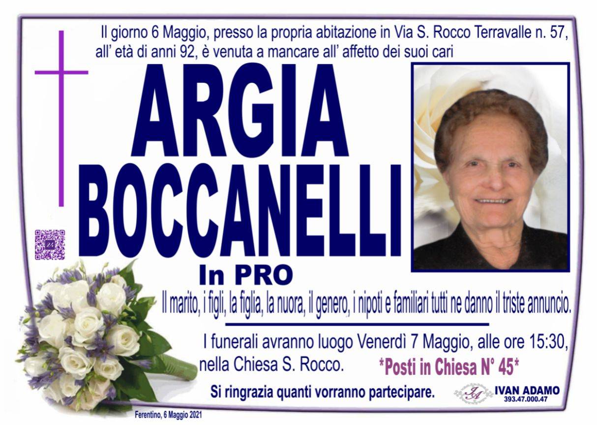 Argia Boccanelli
