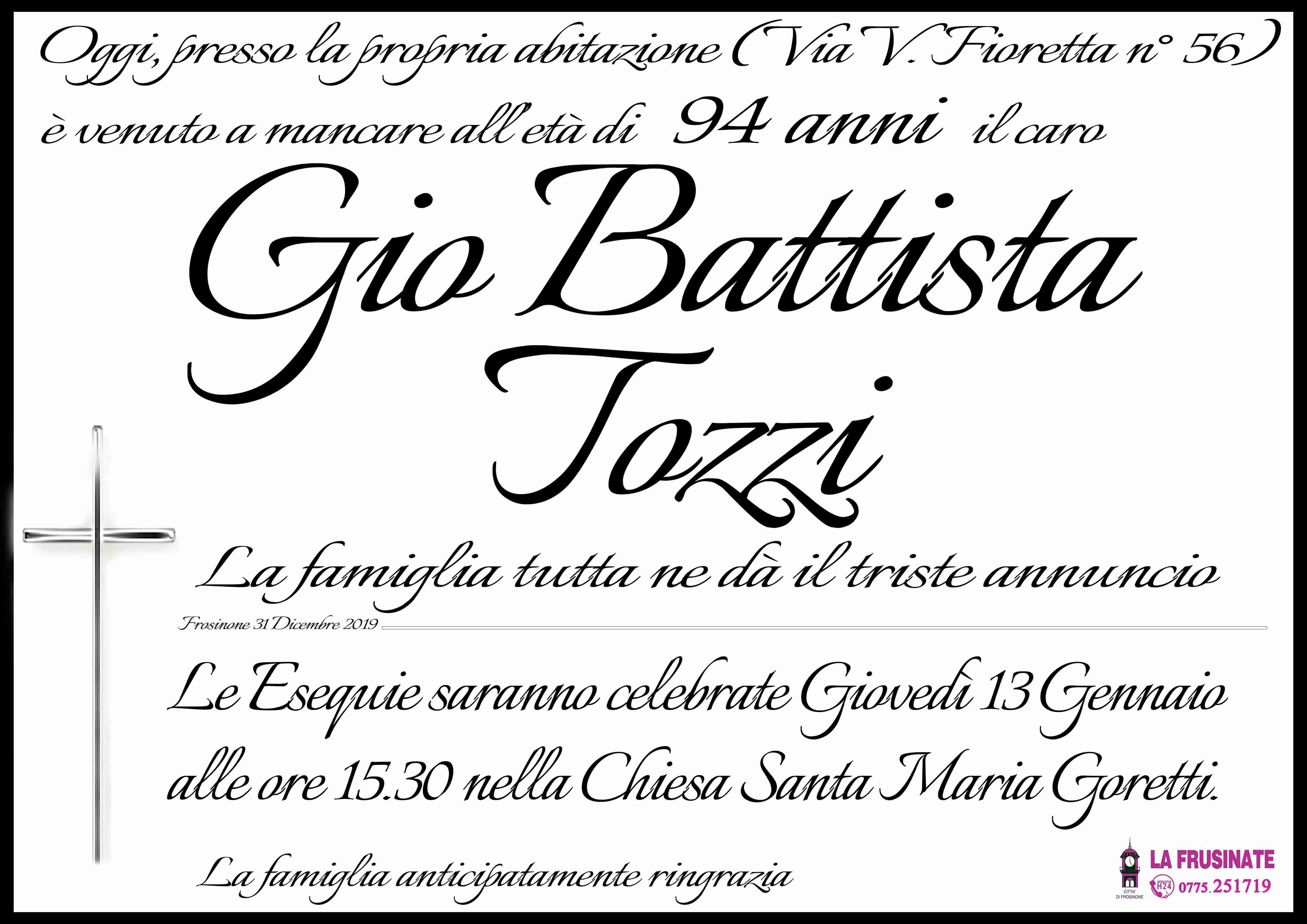 Gio Battista Tozzi
