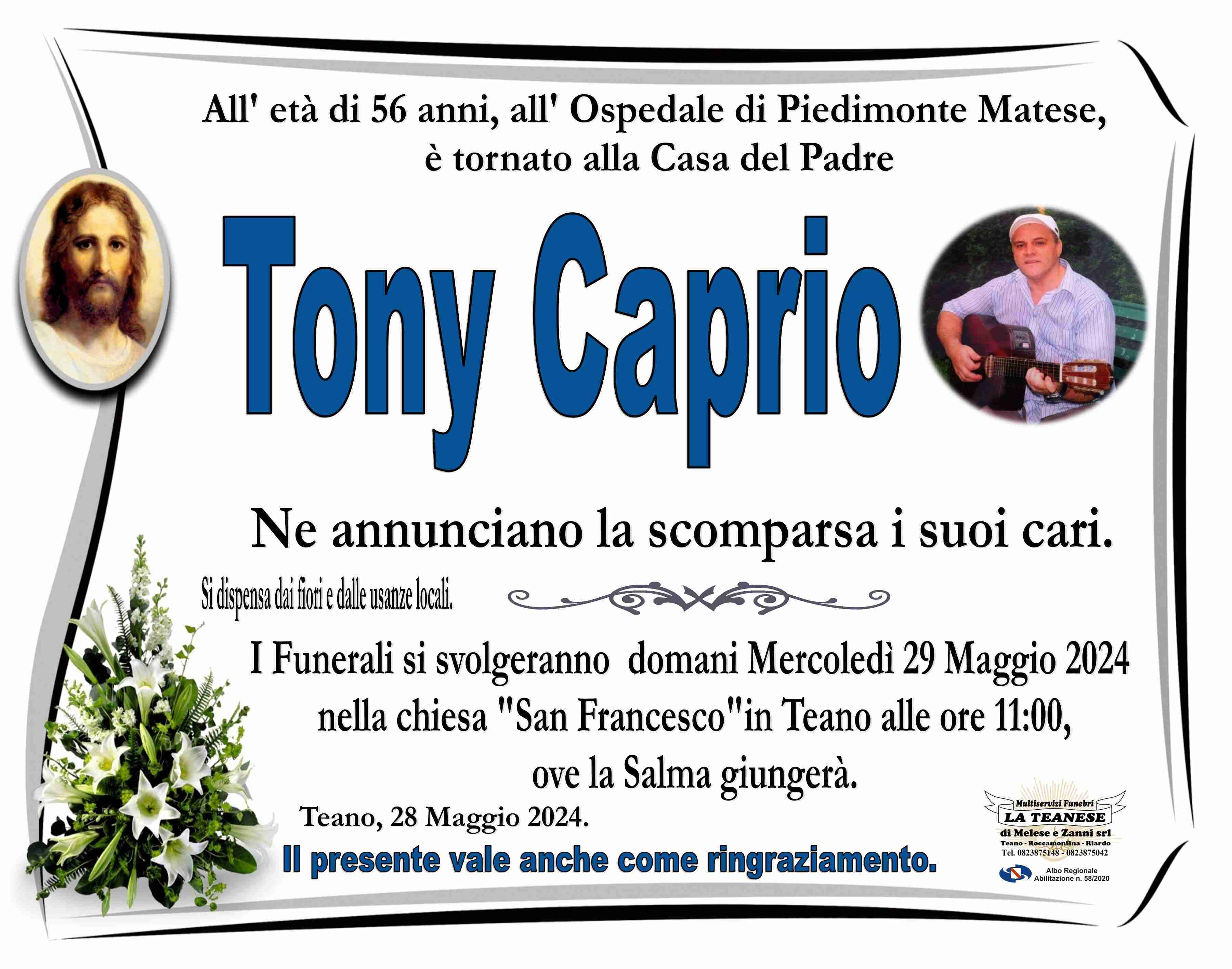 Tony Caprio