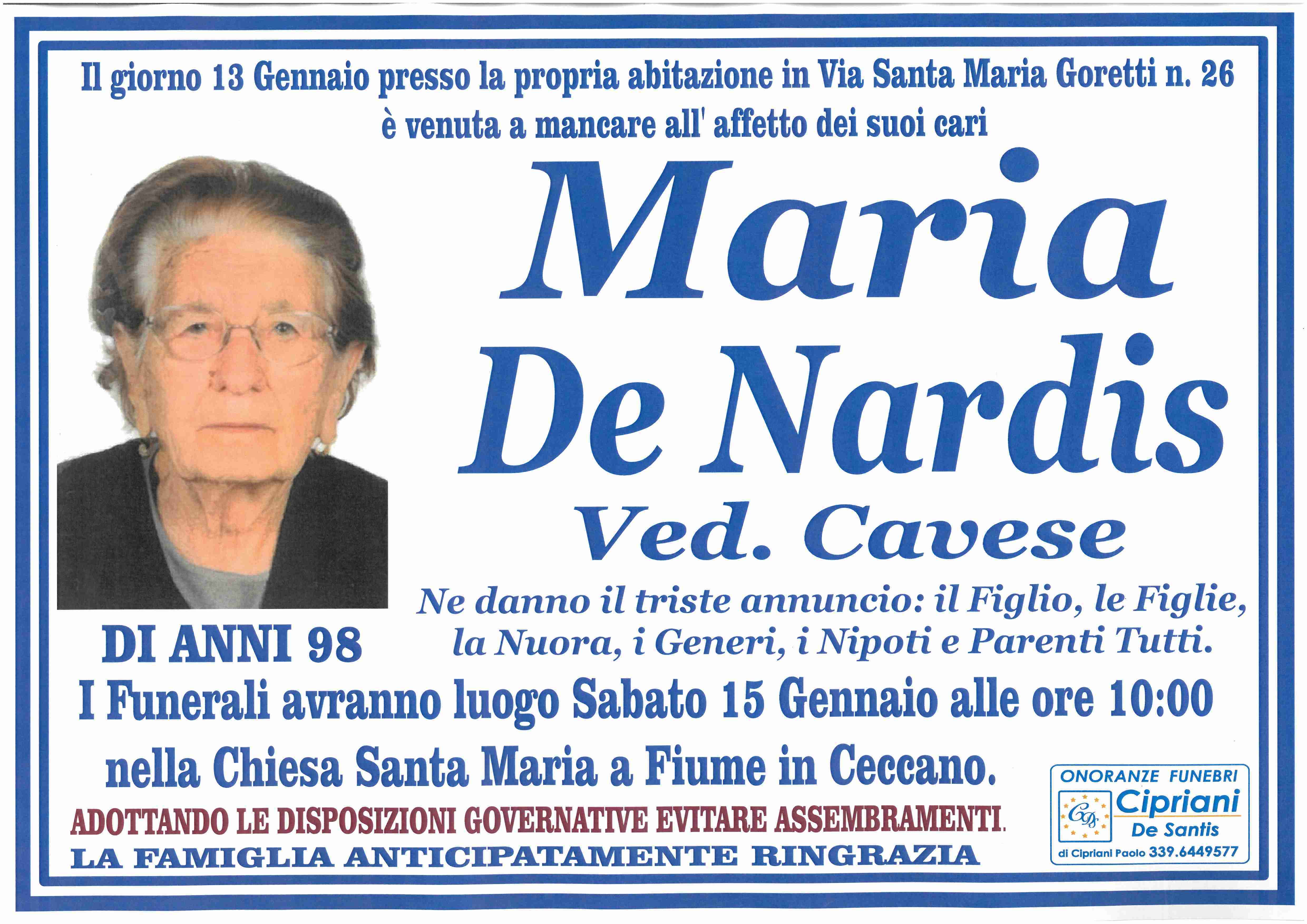 Maria  De Nardis