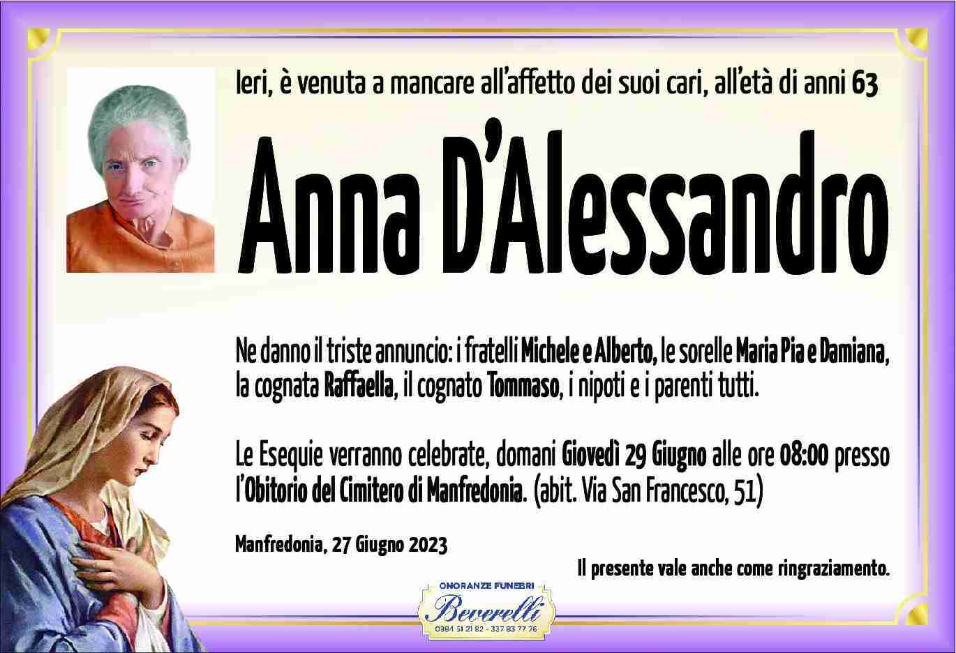 Anna D'Alessandro