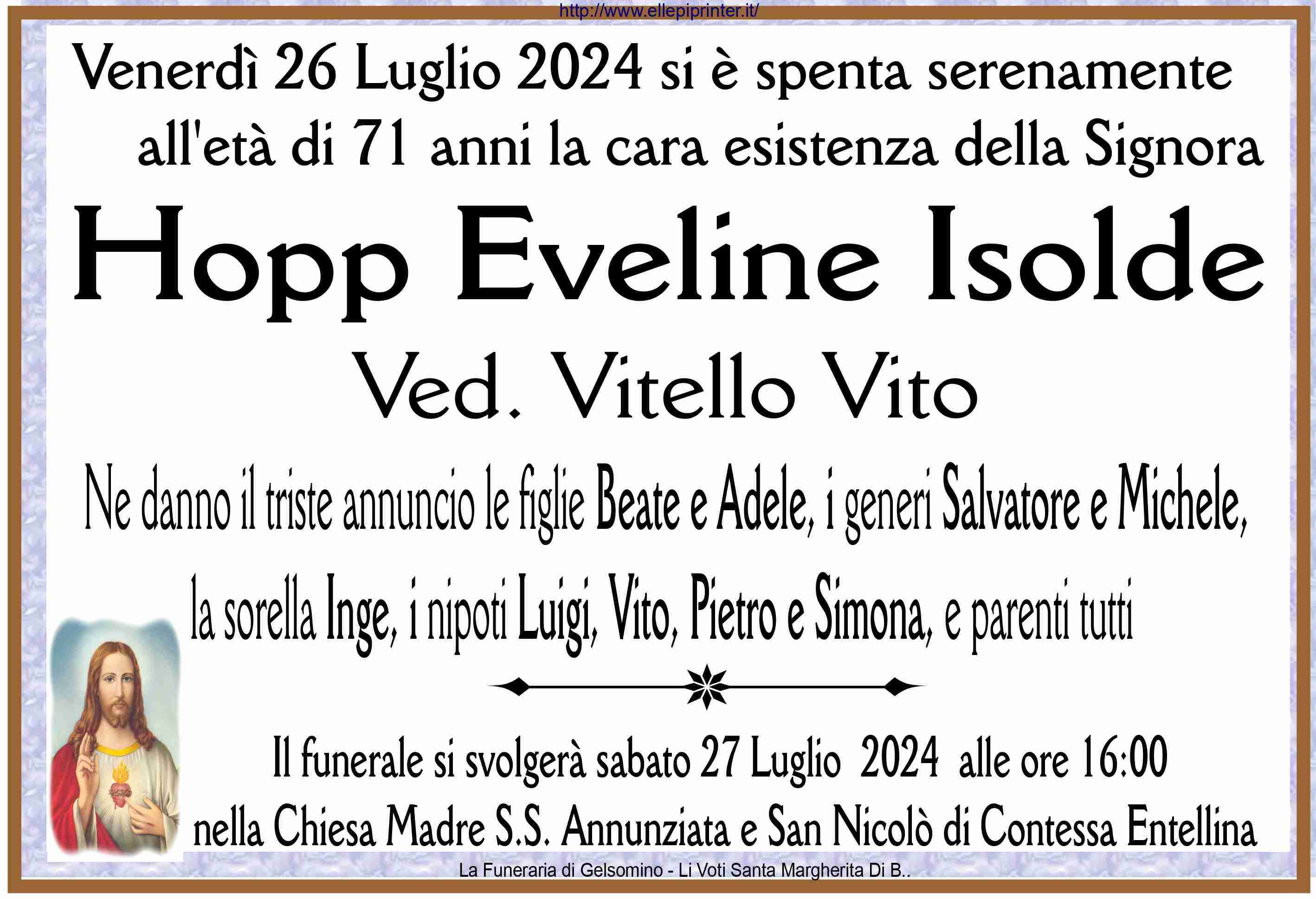 Hopp Eveline Isolde
