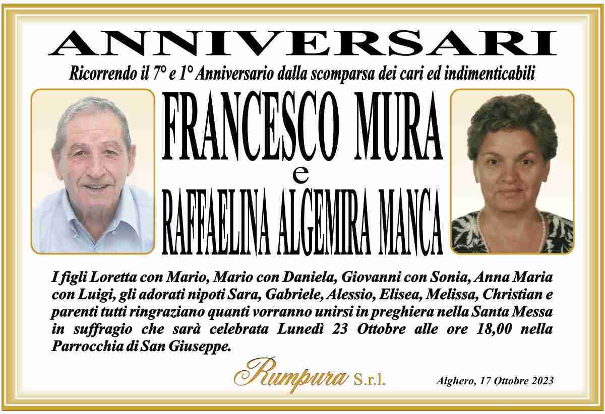 Francesco Mura e Raffaelina Algemira Manca