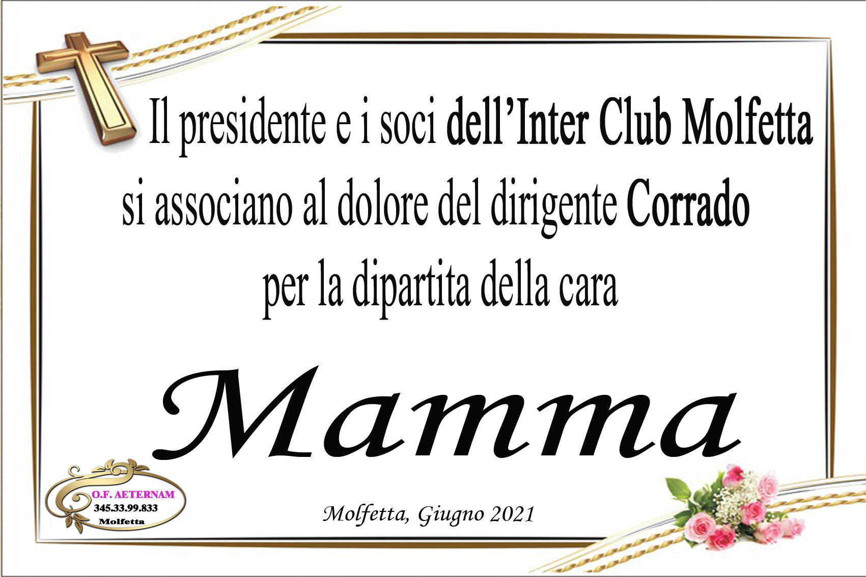 Inter Club Molfetta - Presidente e soci
