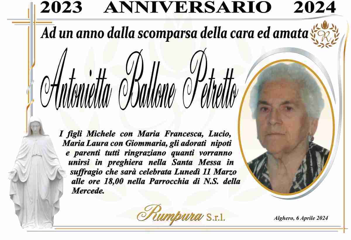 Antonietta Ballone Petretto