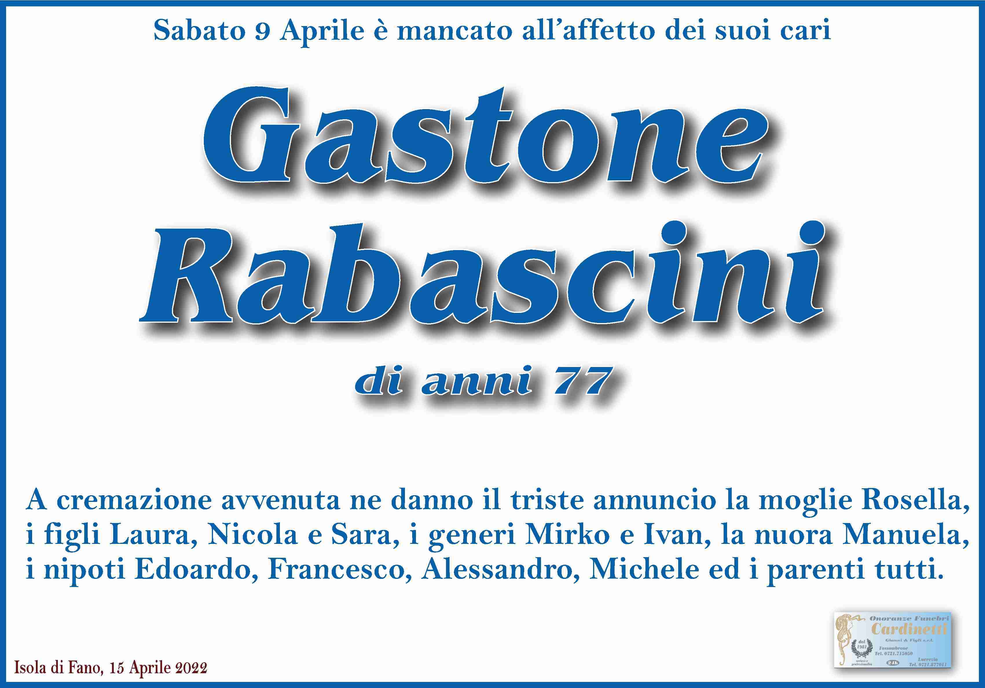 Gastone Rabascini