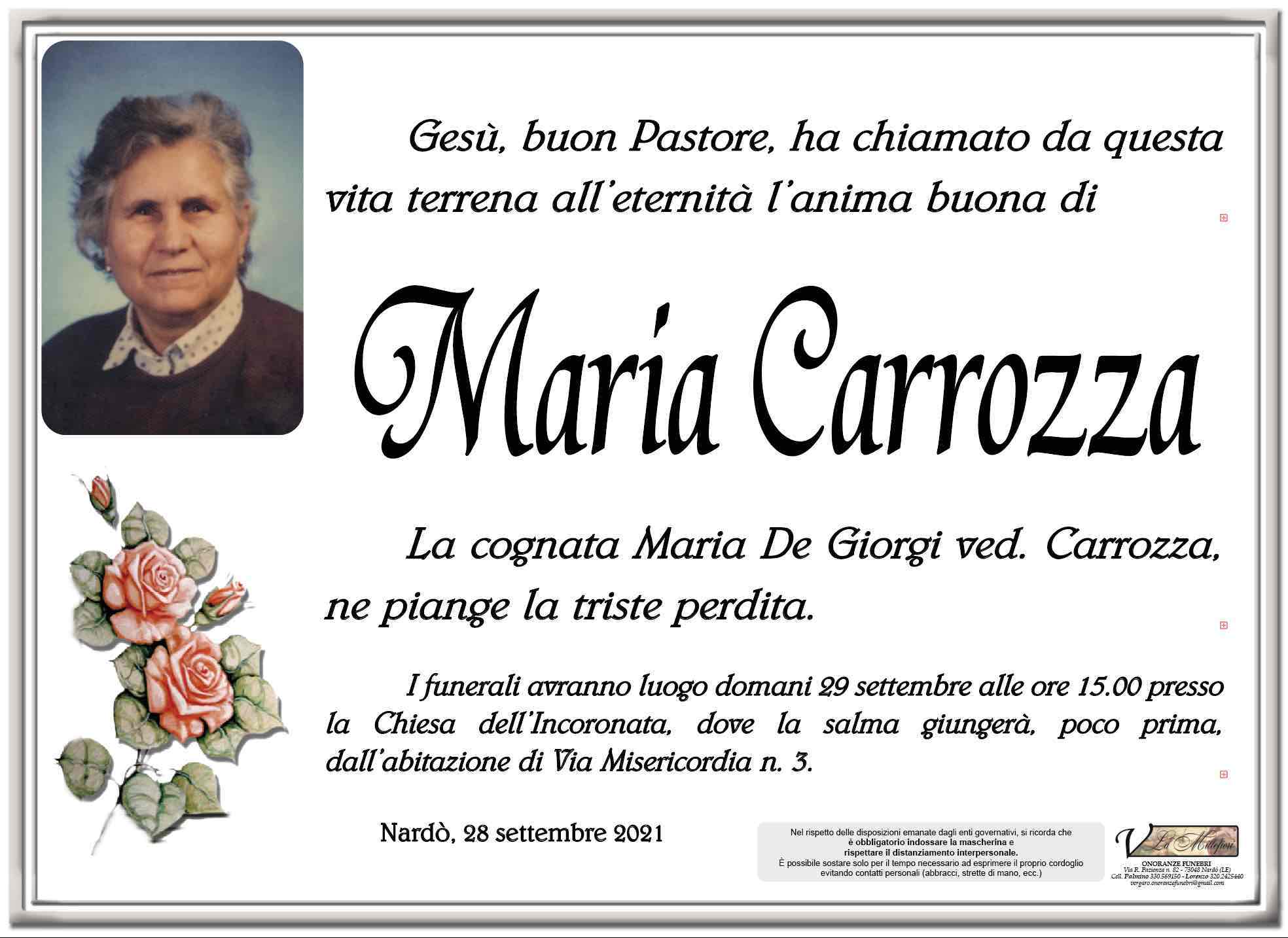 Maria Carrozza