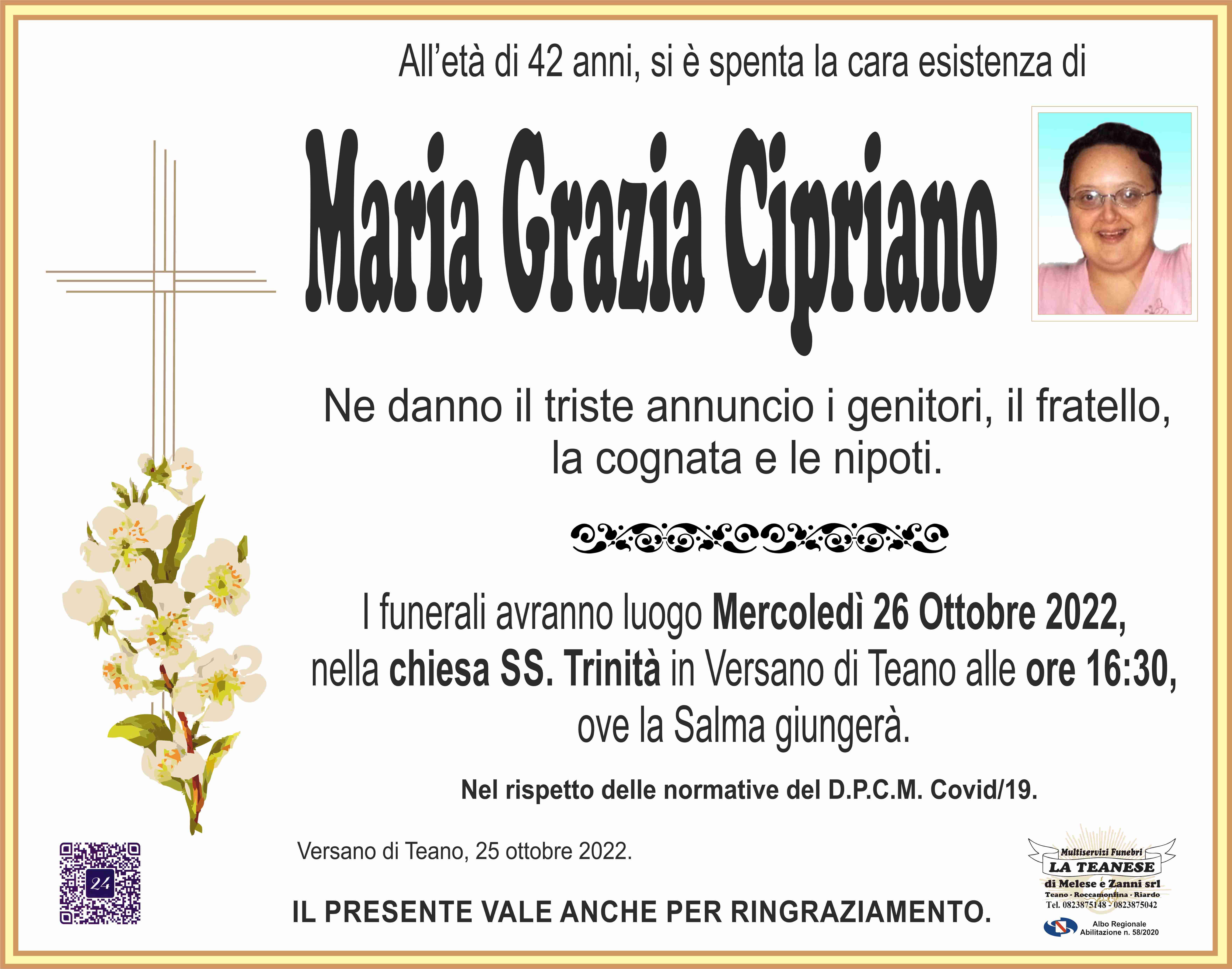 Maria Grazia Cipriano