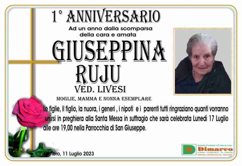 Giuseppina Ruju ved. Livesi