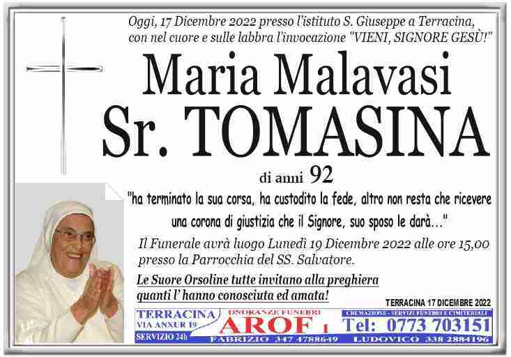 Maria Malavasi Sr. Tomasina