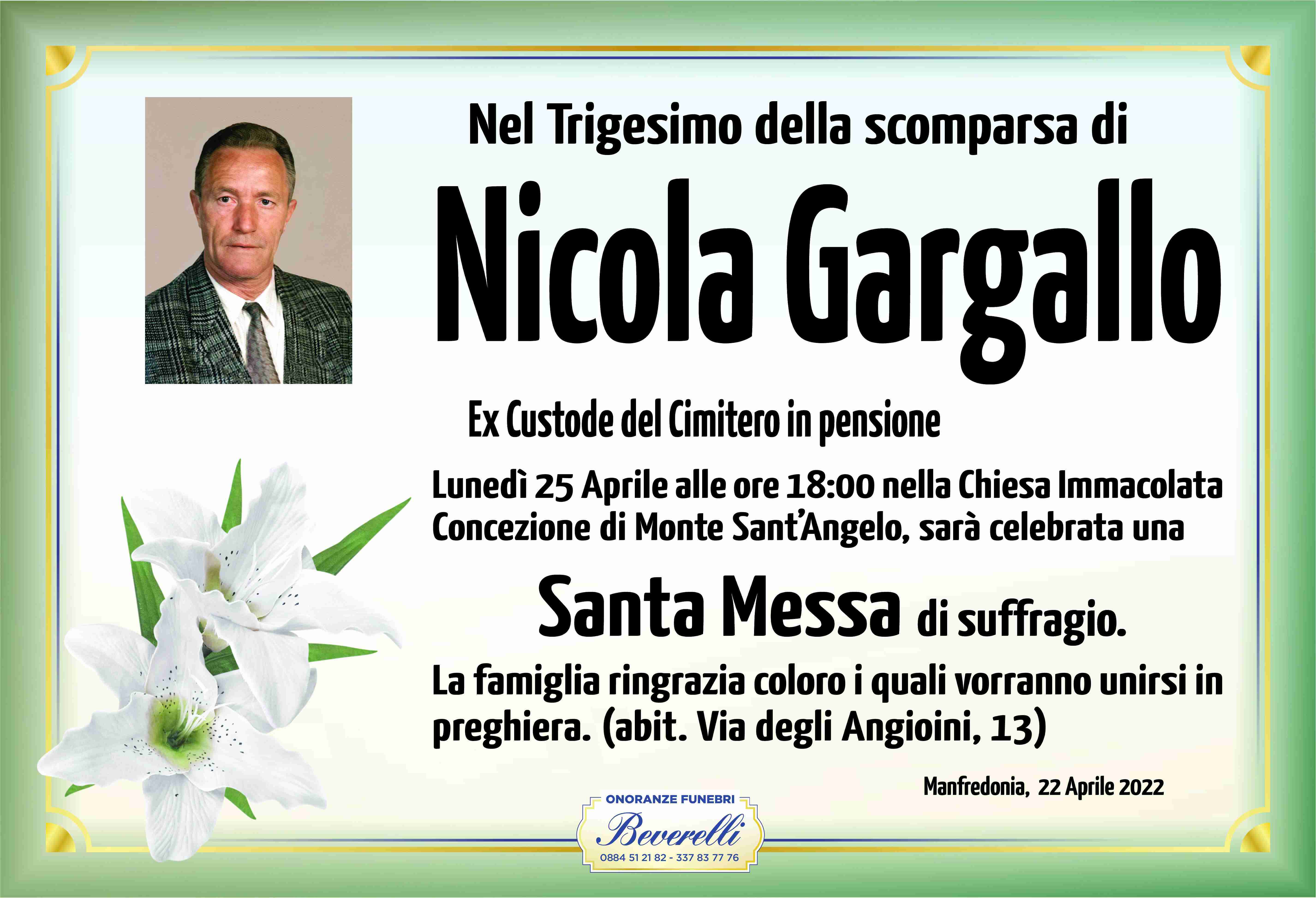 Nicola Gargallo