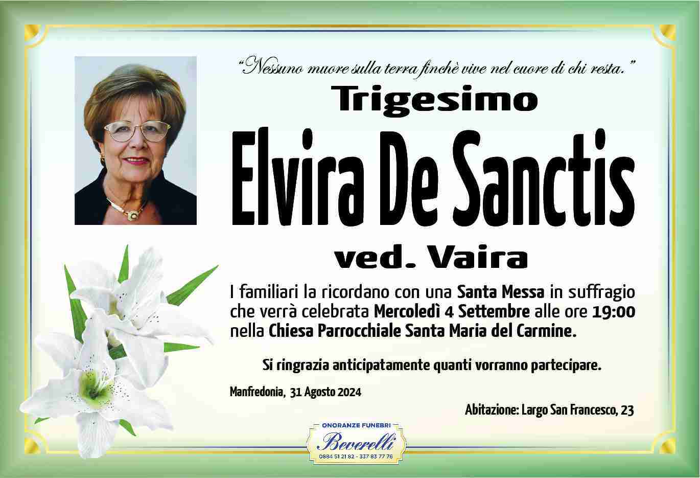 Elvira De Sanctis