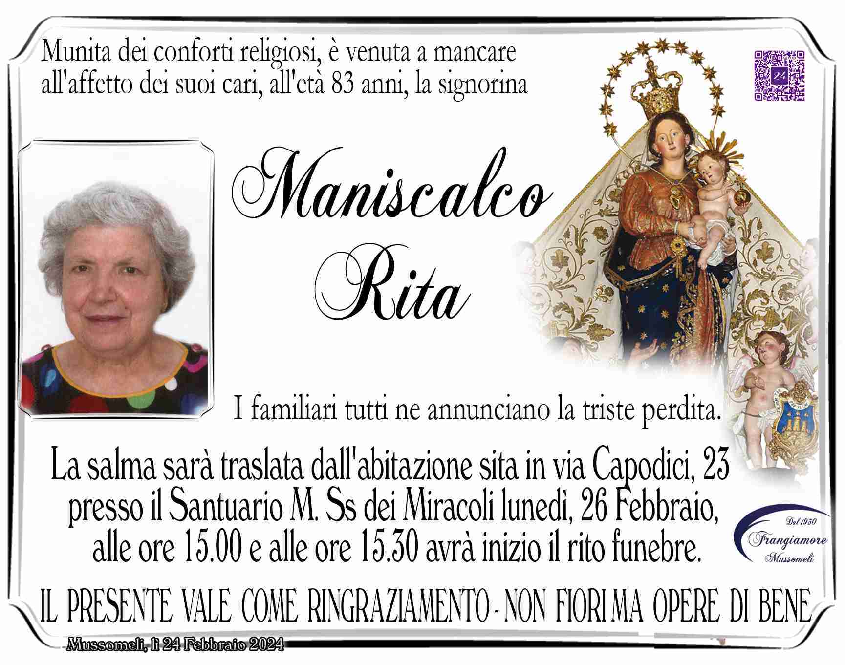 Rita Maniscalco