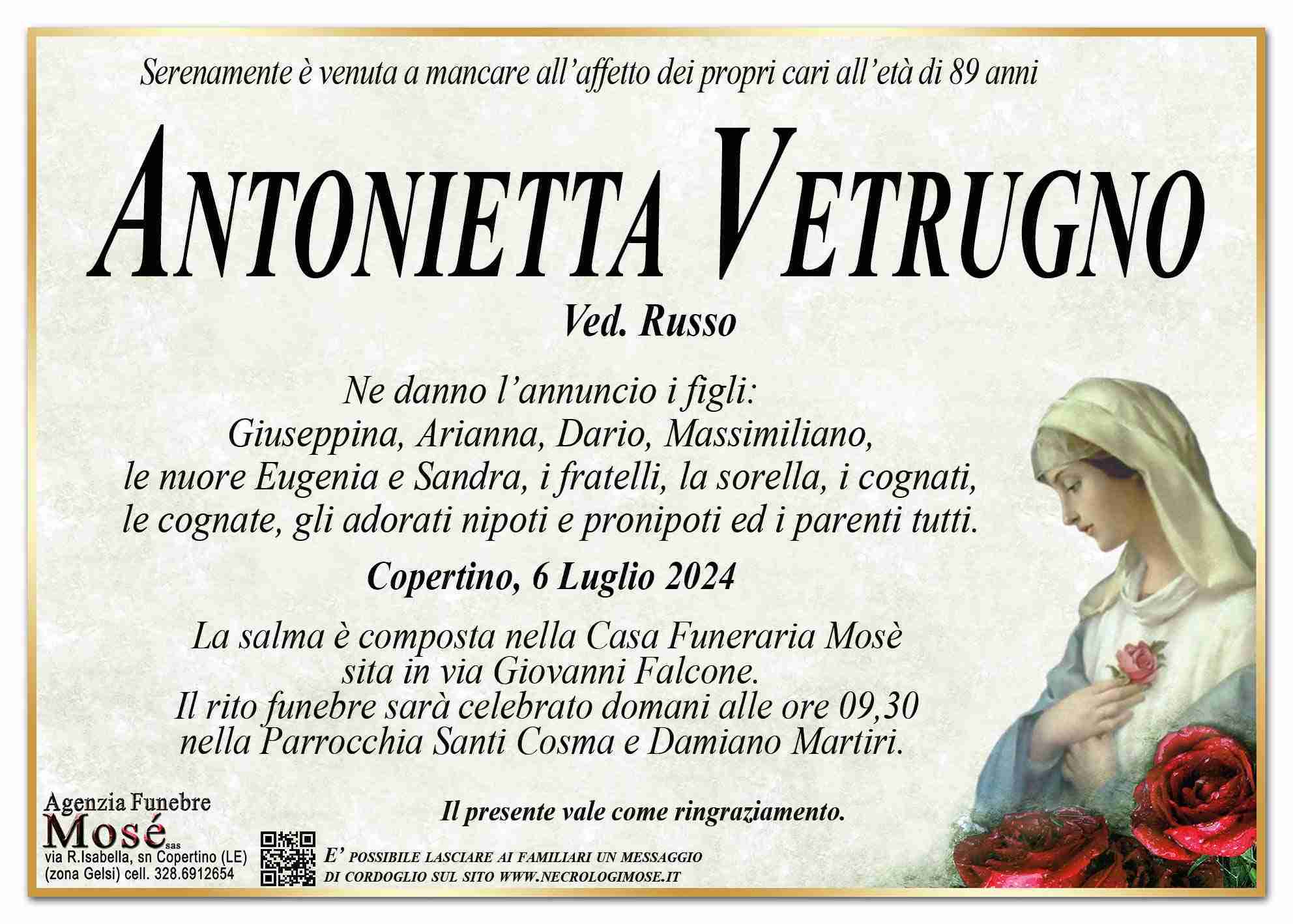 Antonietta Vetrugno