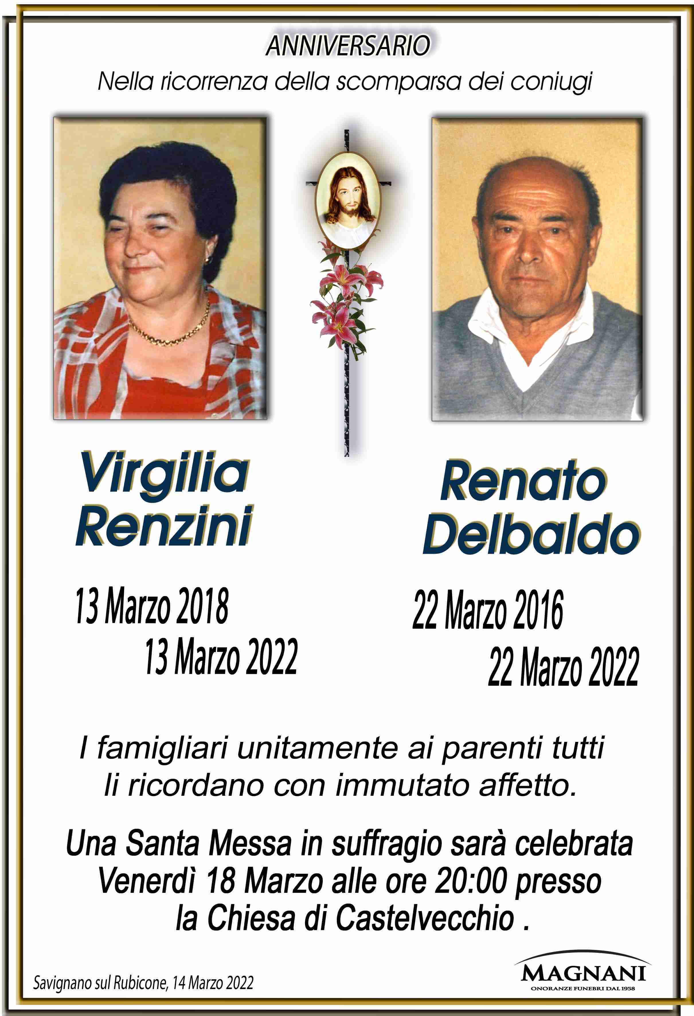 Renato Delbaldo e Virgilia Renzini