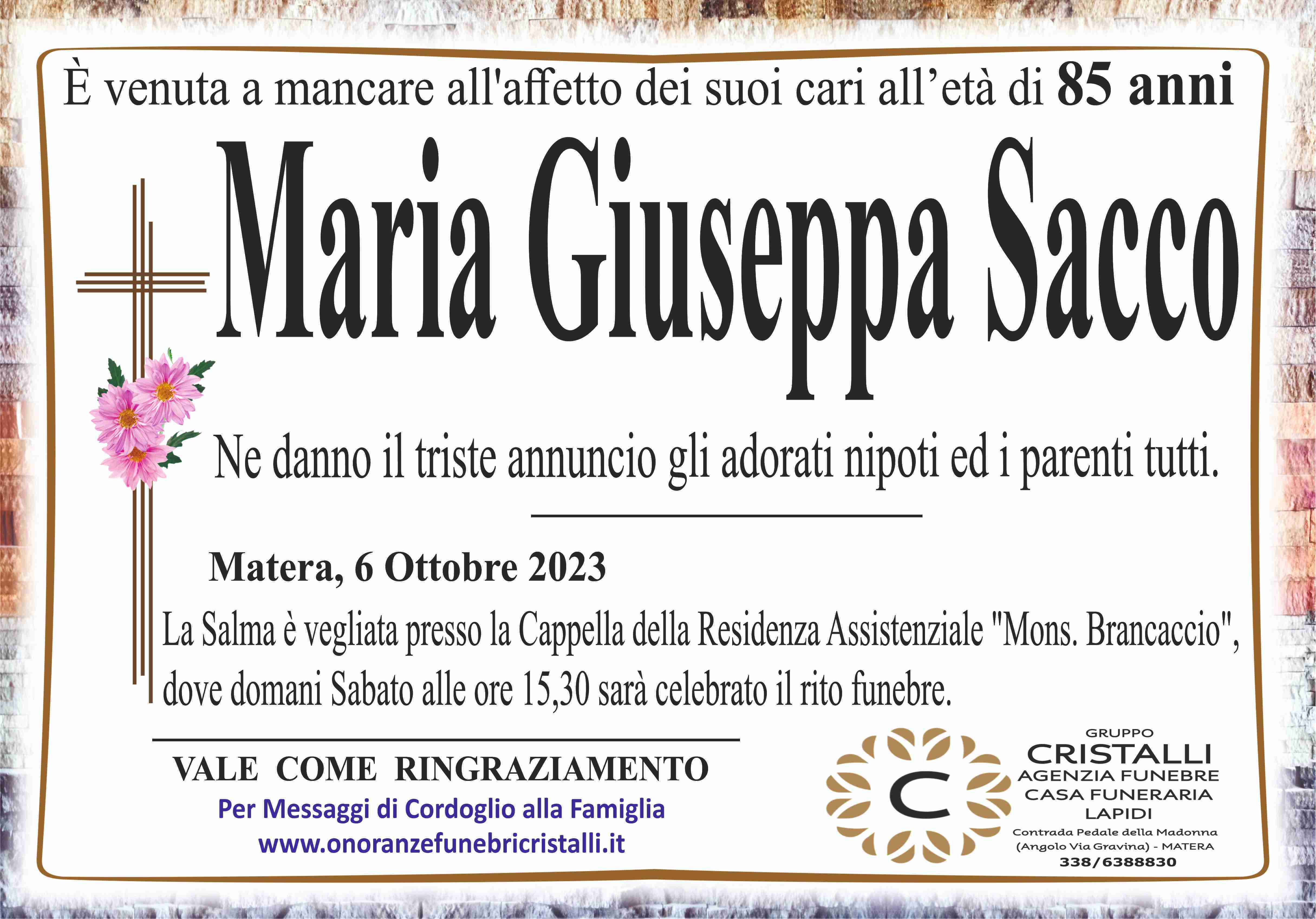 Maria Giuseppa Sacco
