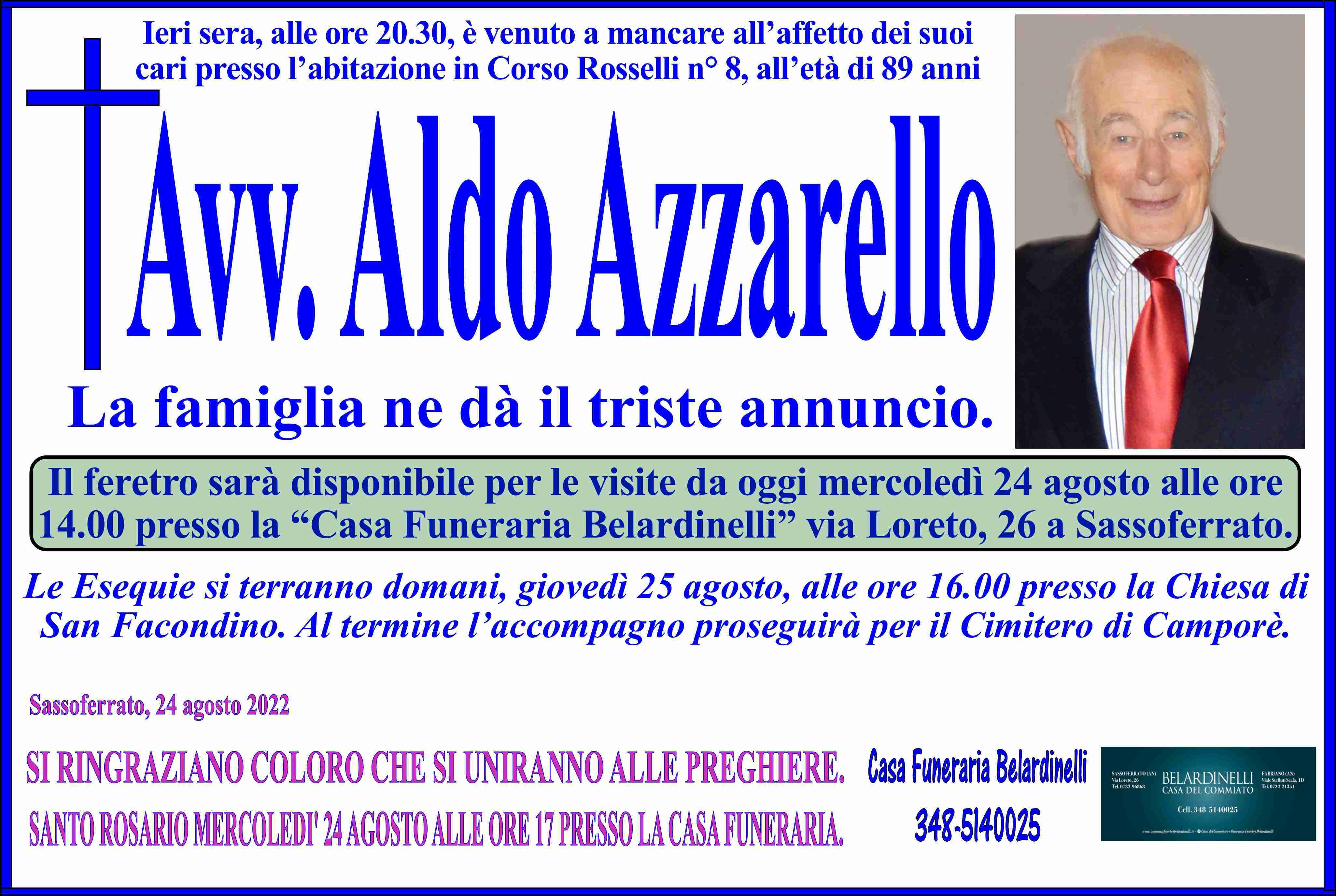 Avv. Aldo Azzarello