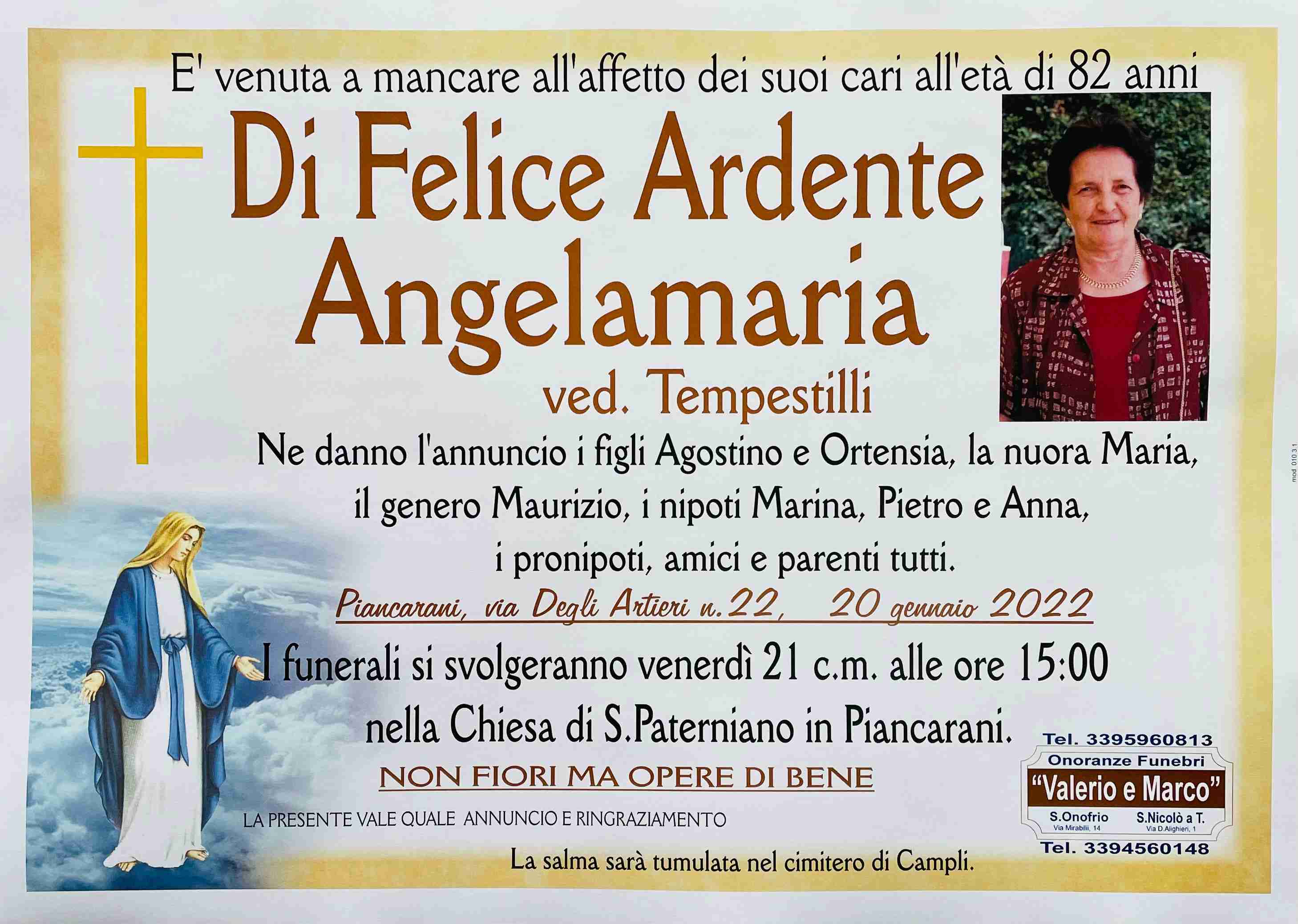 Angelamaria Di Felice Ardente