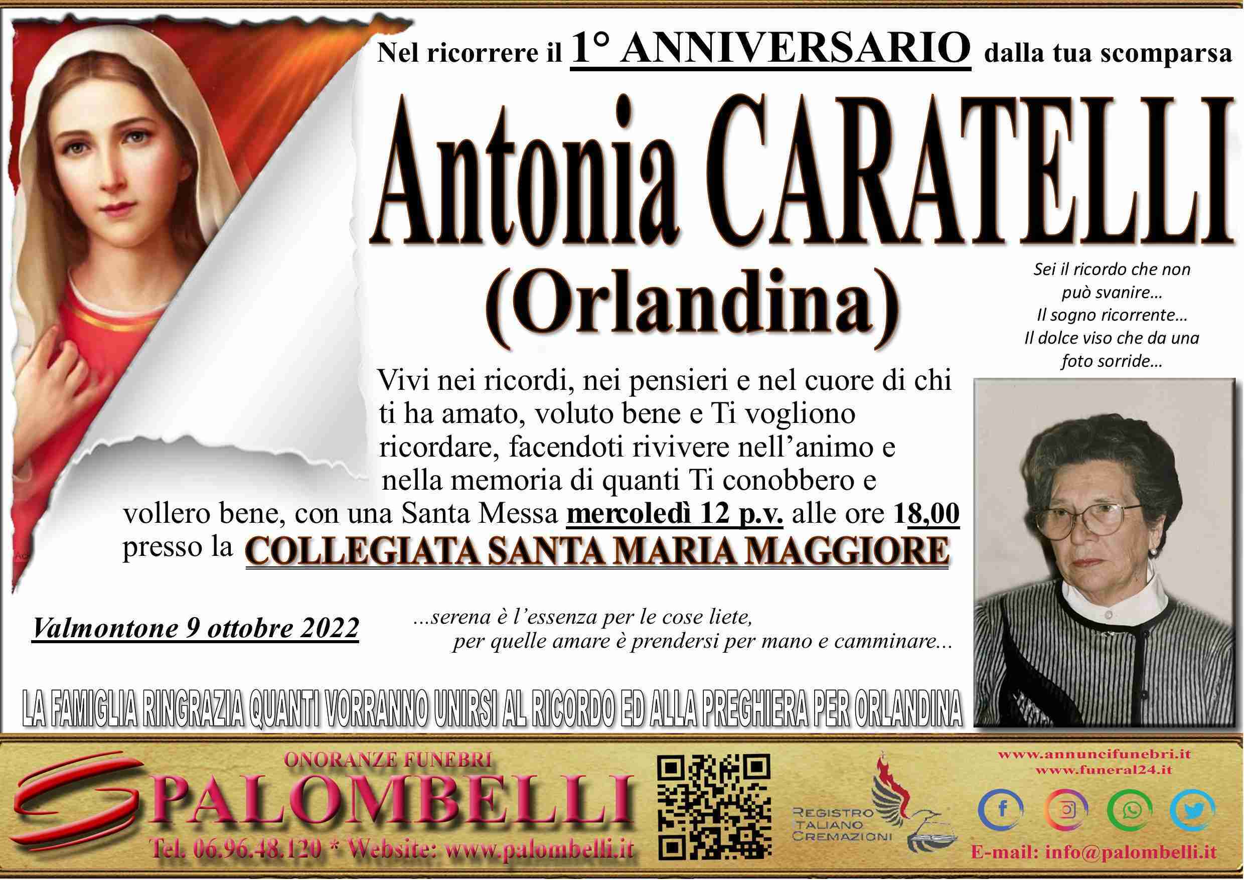 Antonia (Orlandina) Caratelli