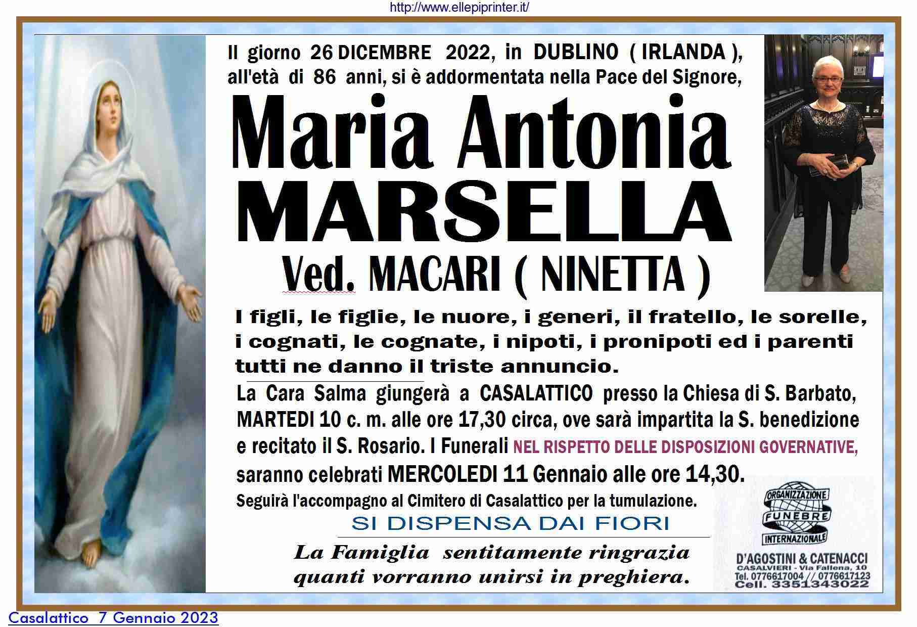 Maria Antonia Marsella
