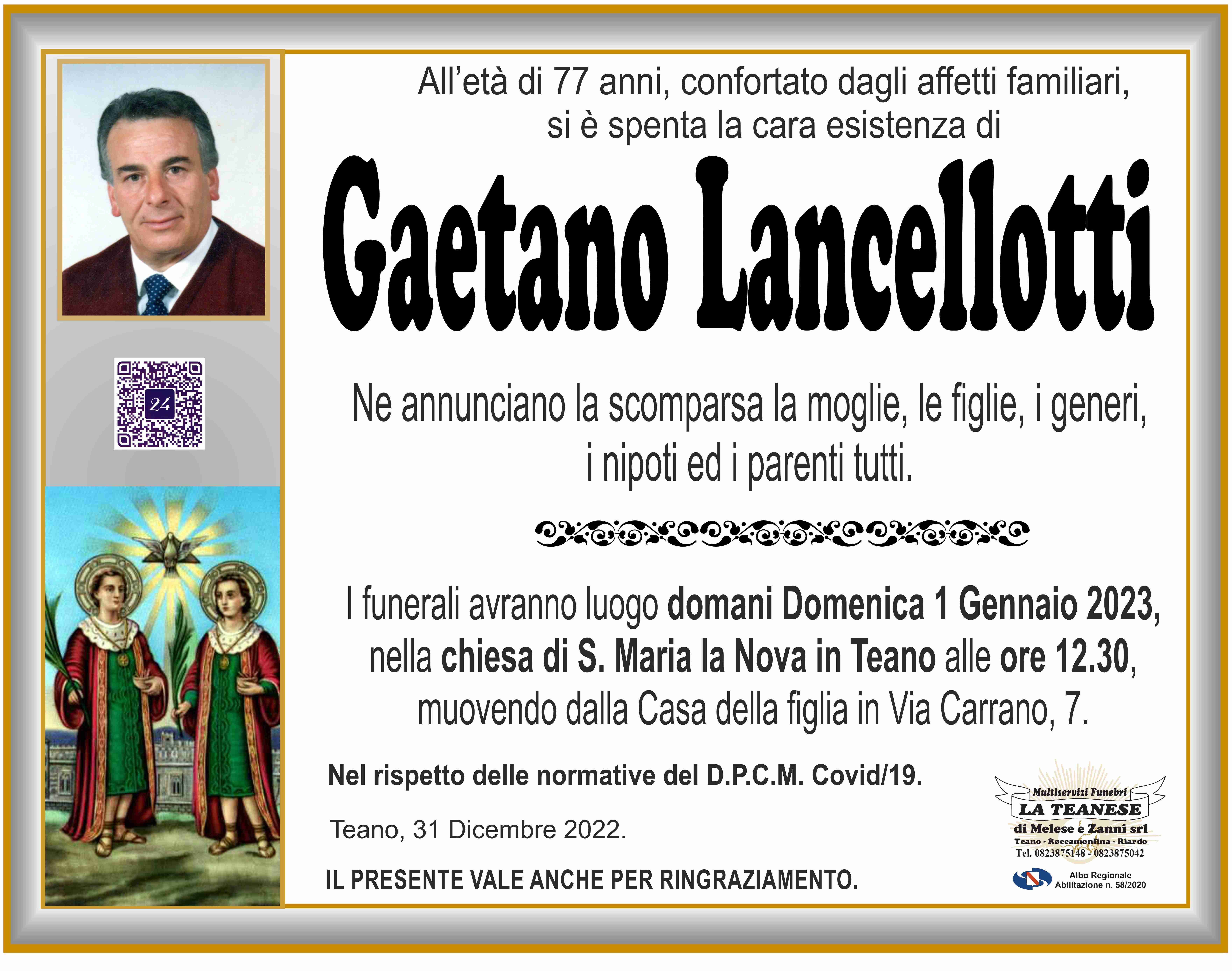 Gaetano Lancellotti