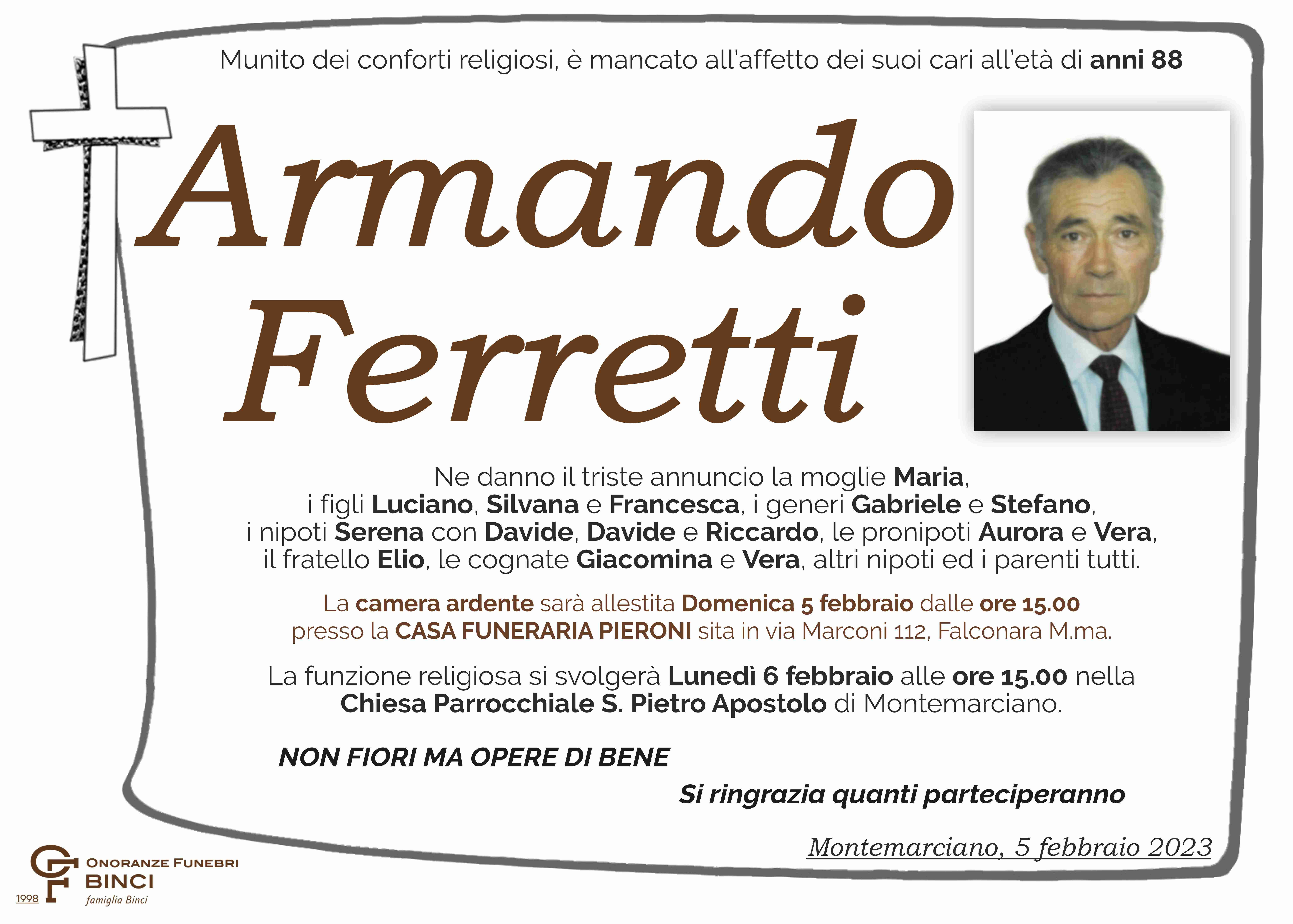 Armando Ferretti