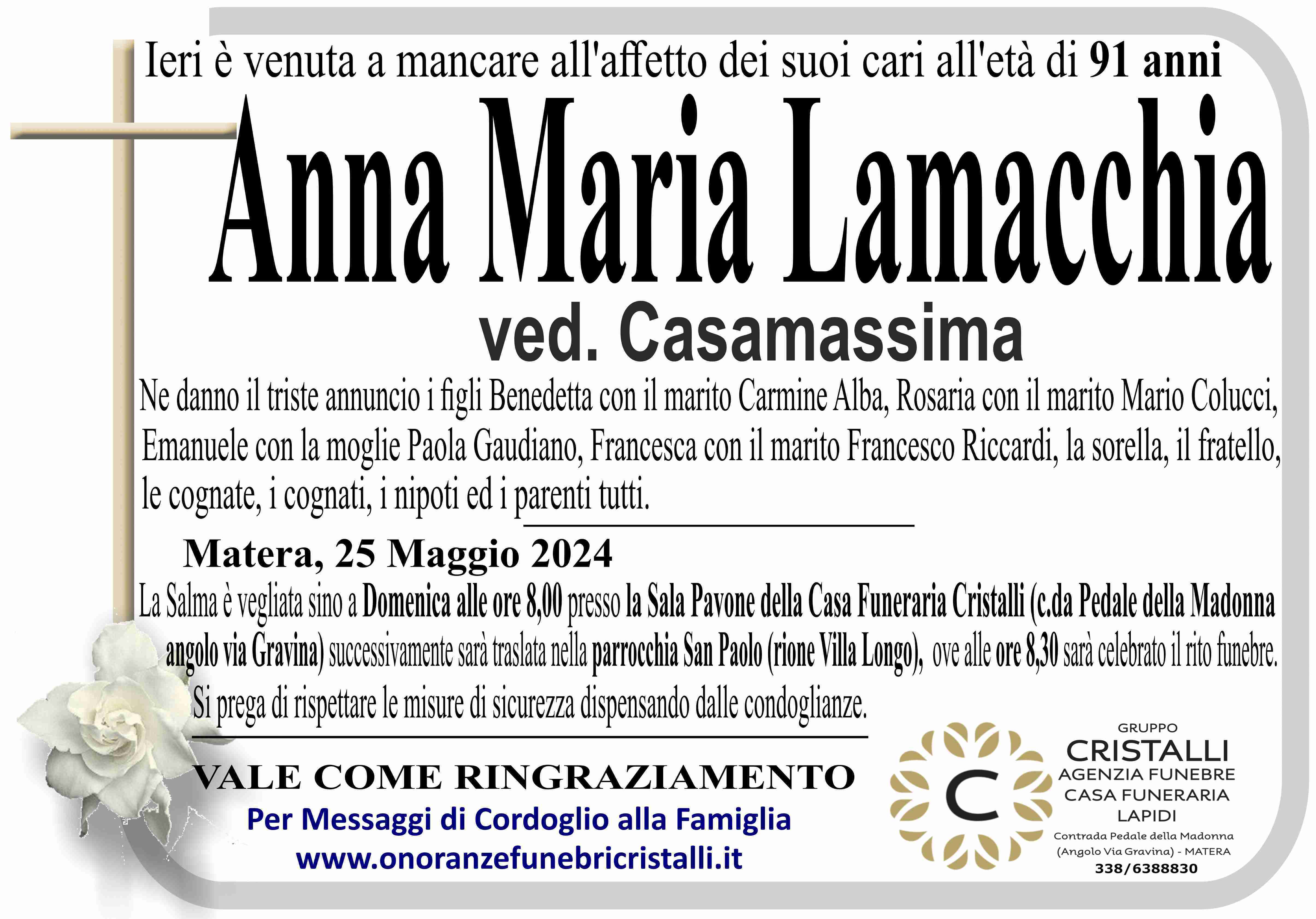 Anna Maria Lamacchia