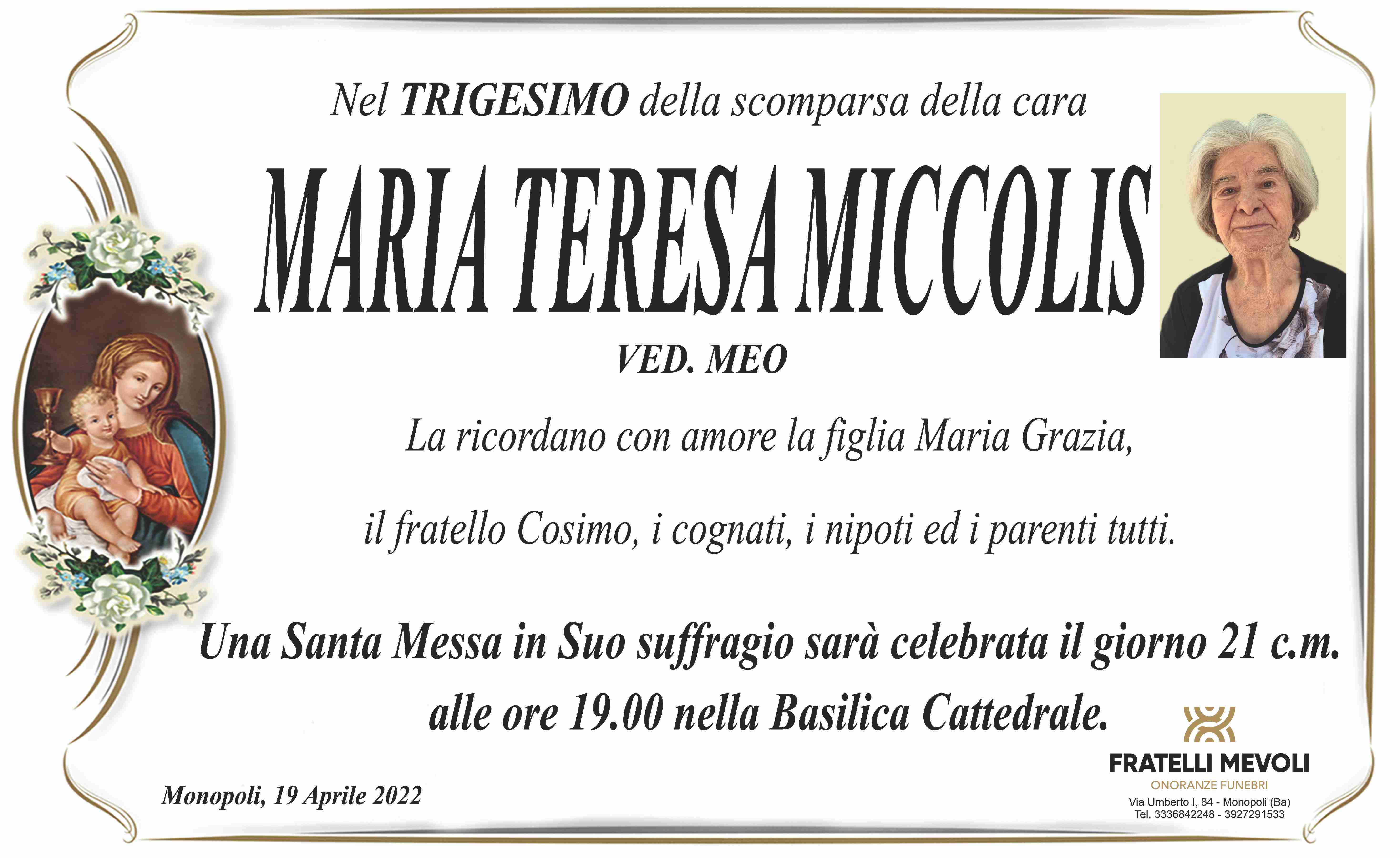 Maria Teresa Miccolis