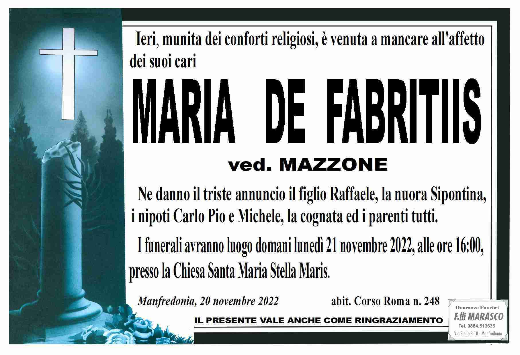 Maria De Fabritis