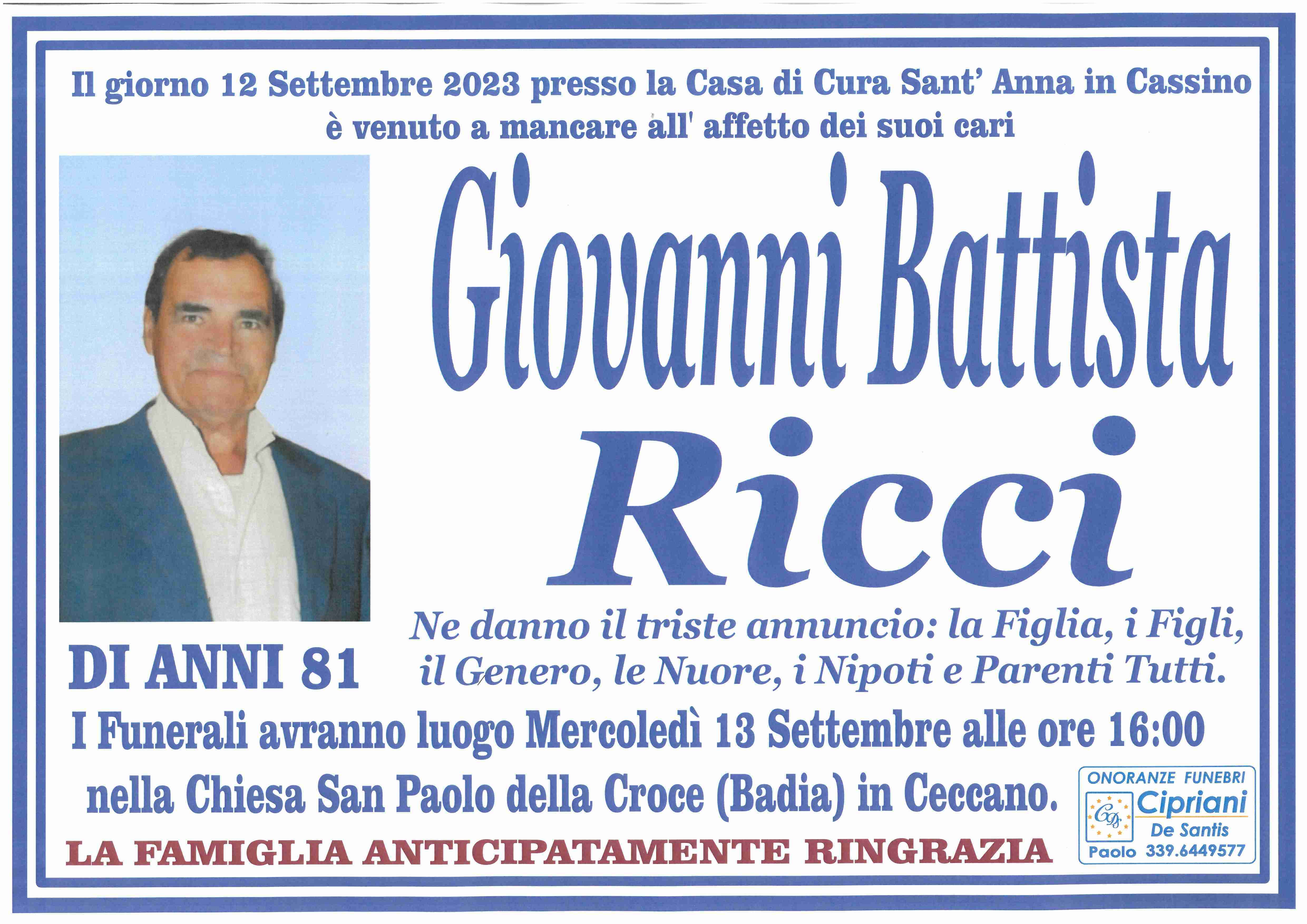 Giovanni Battista Ricci
