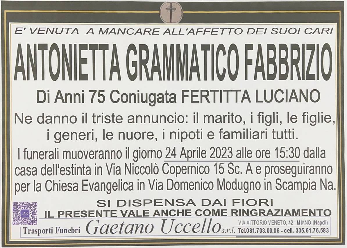 Antonietta Grammatico Fabbrizio