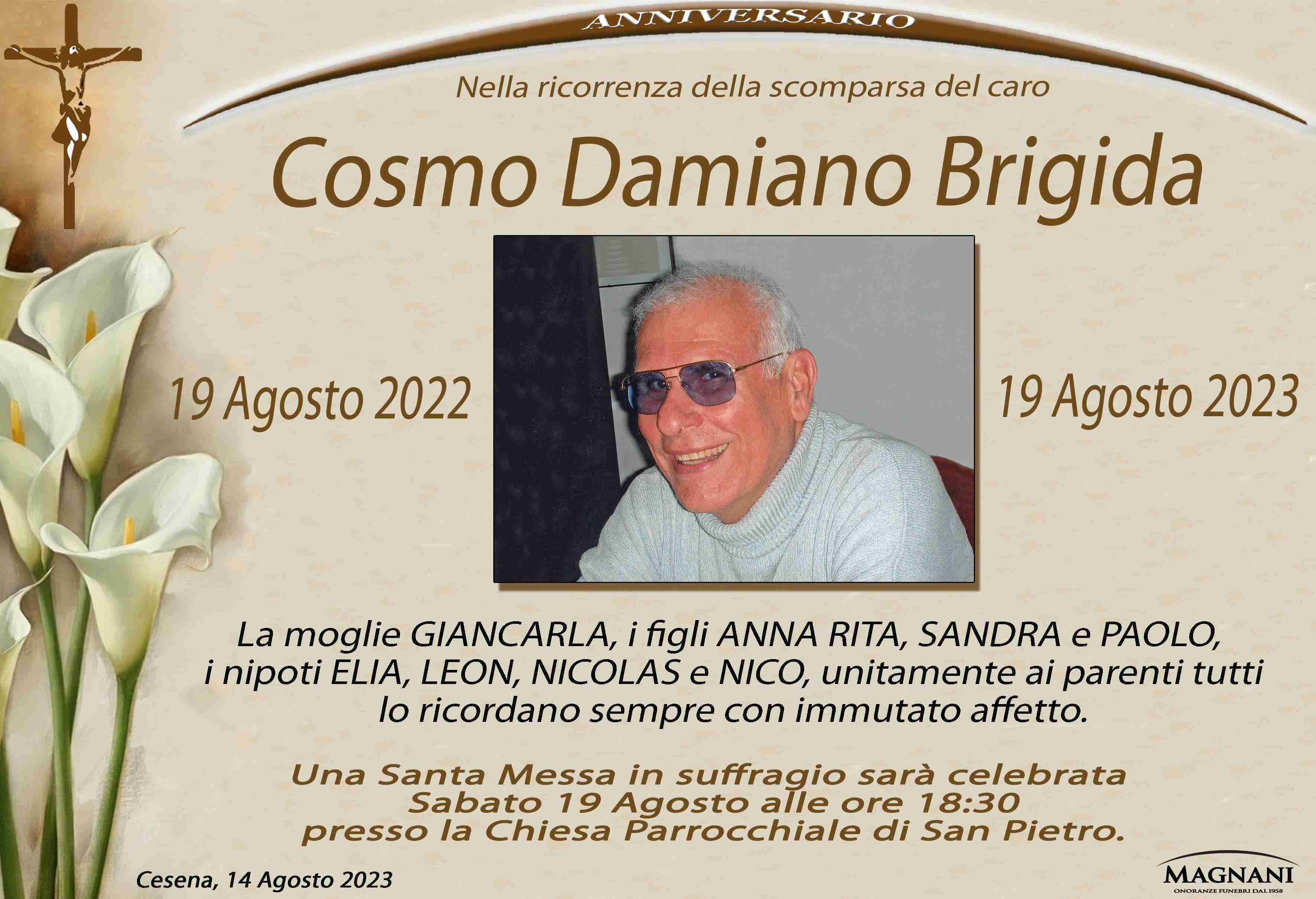 Cosmo Damiano Brigida