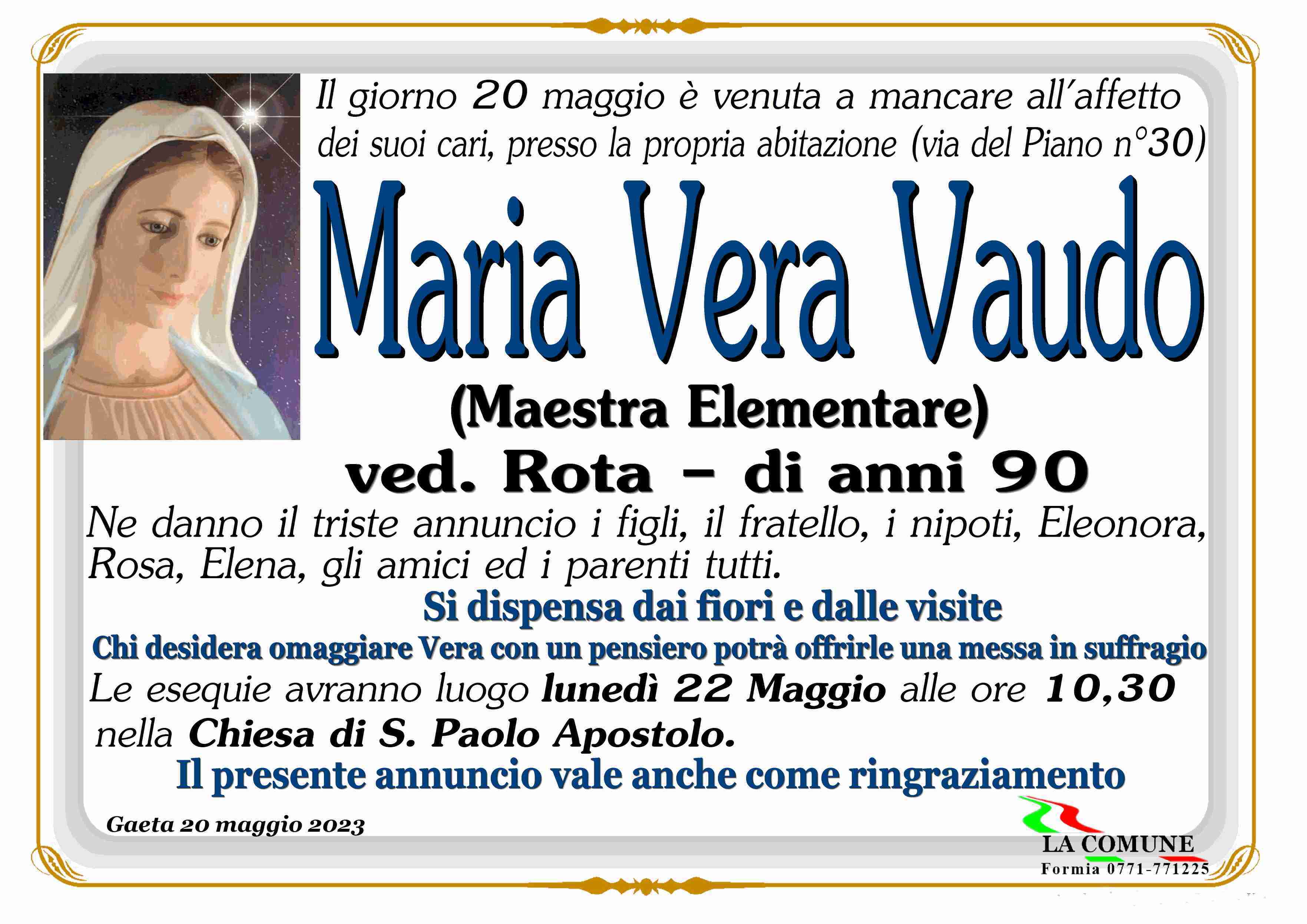 Maria Vera Vaudo