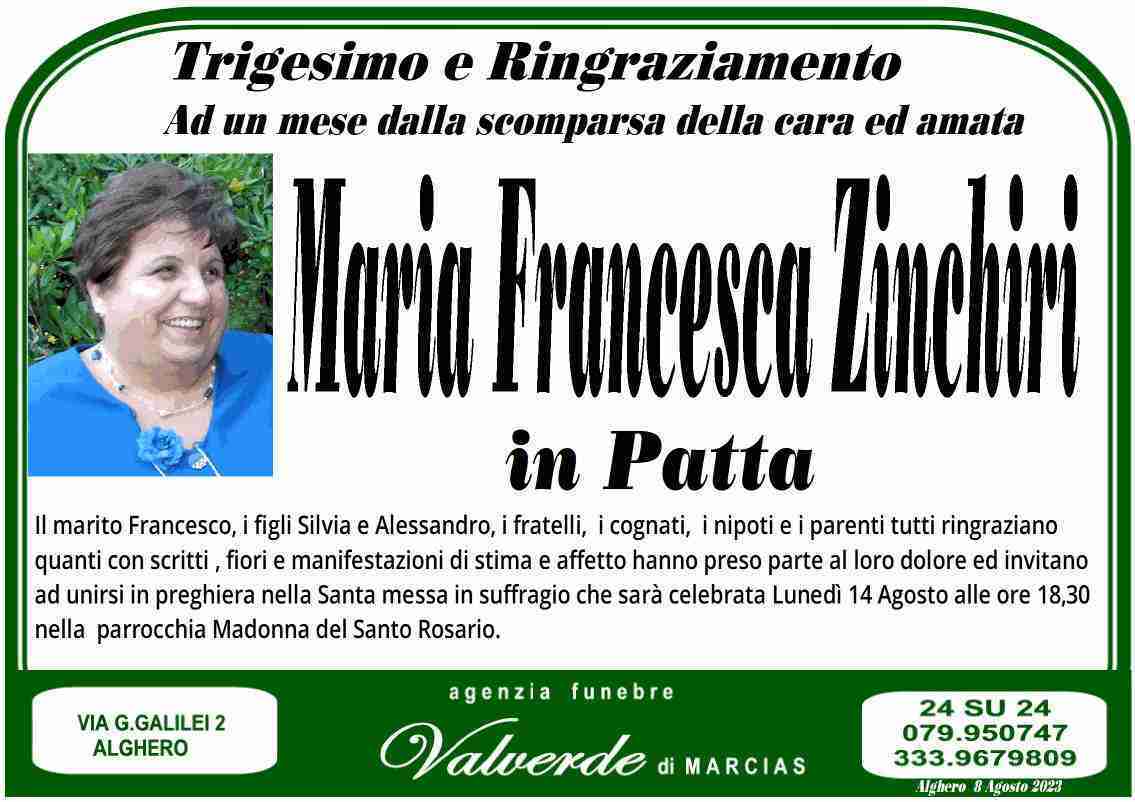 Maria Francesca Zinchiri