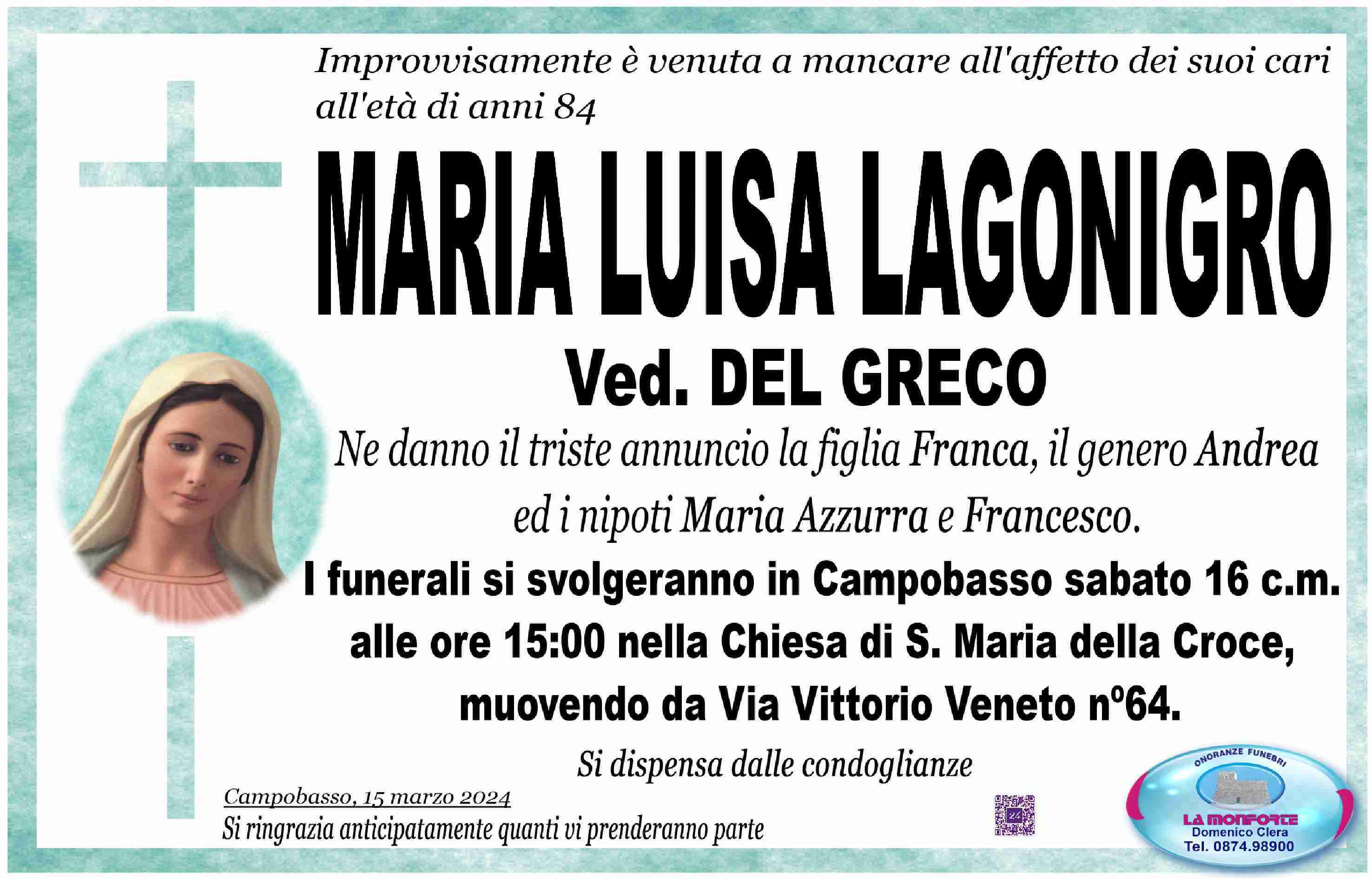 Maria Luisa Lagonigro